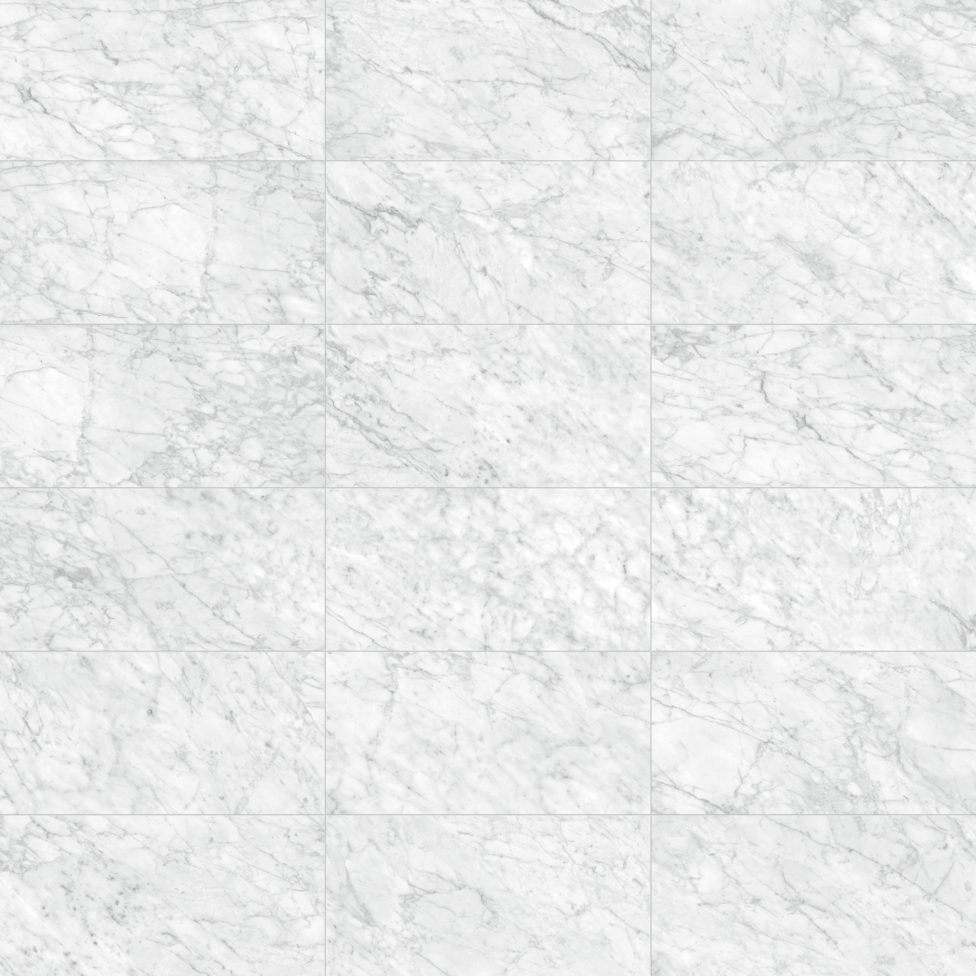 Anatolia 4500-0881-1 La Marca Carrara Gioia 12-in x 24-in Polished Porcelain Marble Look Floor and Wall Tile (15.5-sq. ft/ Carton)