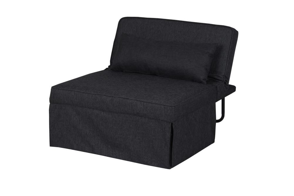 madison convertible ottoman chaise lounge in charcoal