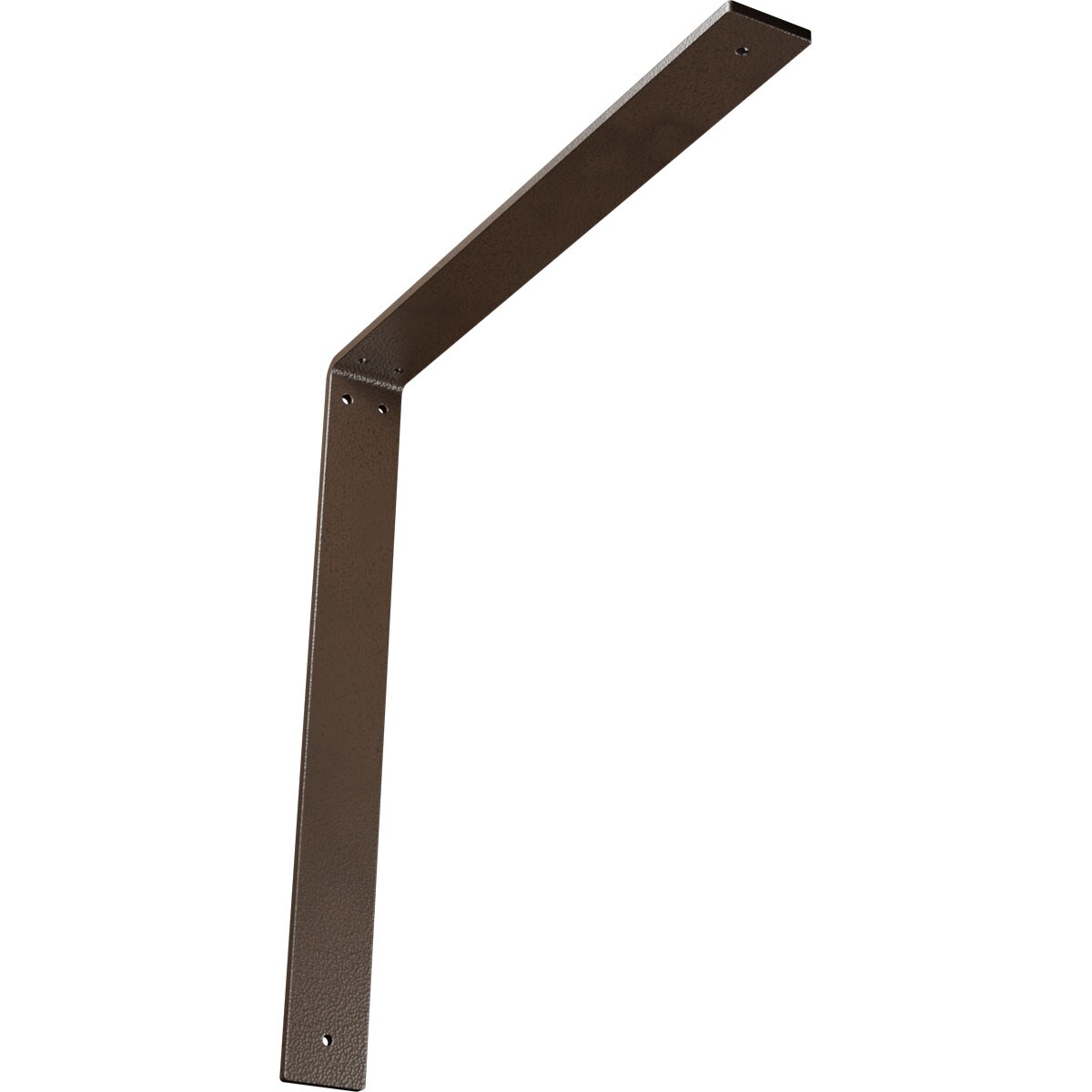 Ekena Millwork BKTM02X18X18HAHBR Hamilton 18-Inches x 2-Inches x 18-Inches Brown Steel Countertop support bracket