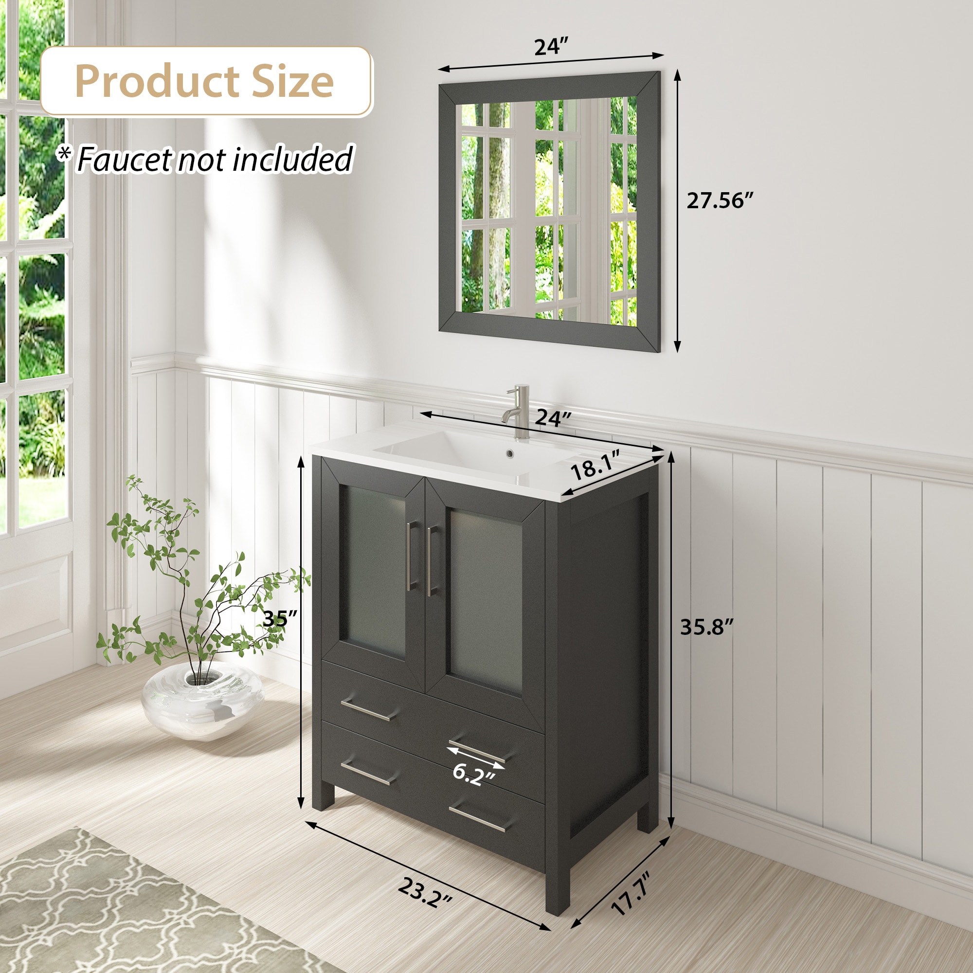 Vanity Art VA3024-E Bath-Vanity-Combo - View #13