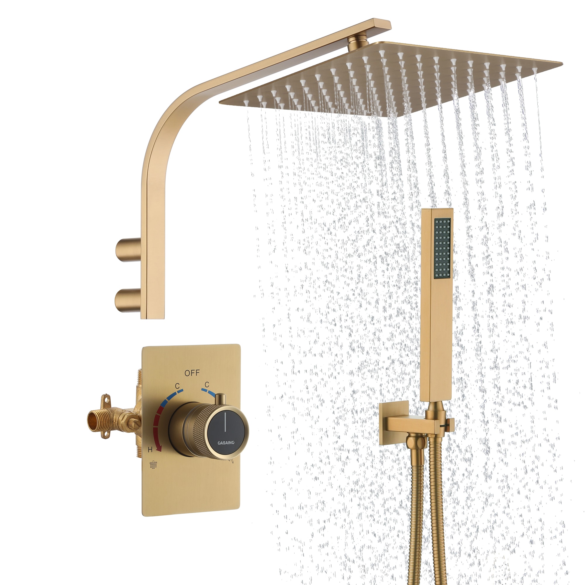 CASAINC MCS18R-10BG Showerhead-Bar-Panels - View #2