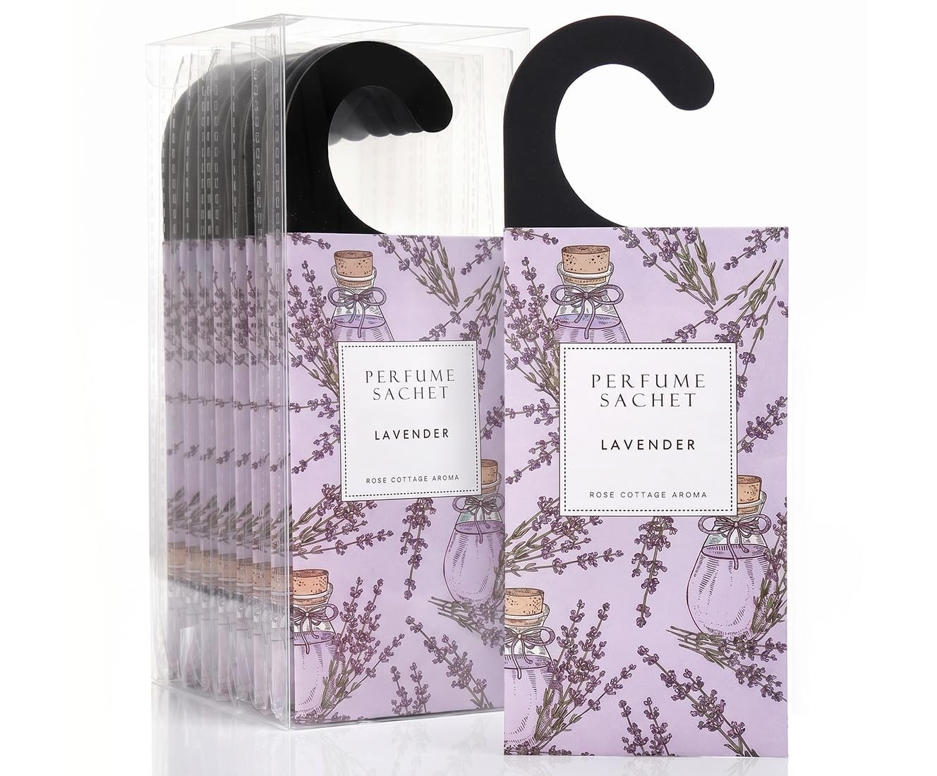 Yichuhaoxi - Large 12 pack lavender scented sachets for closet air freshener odor eliminator long...