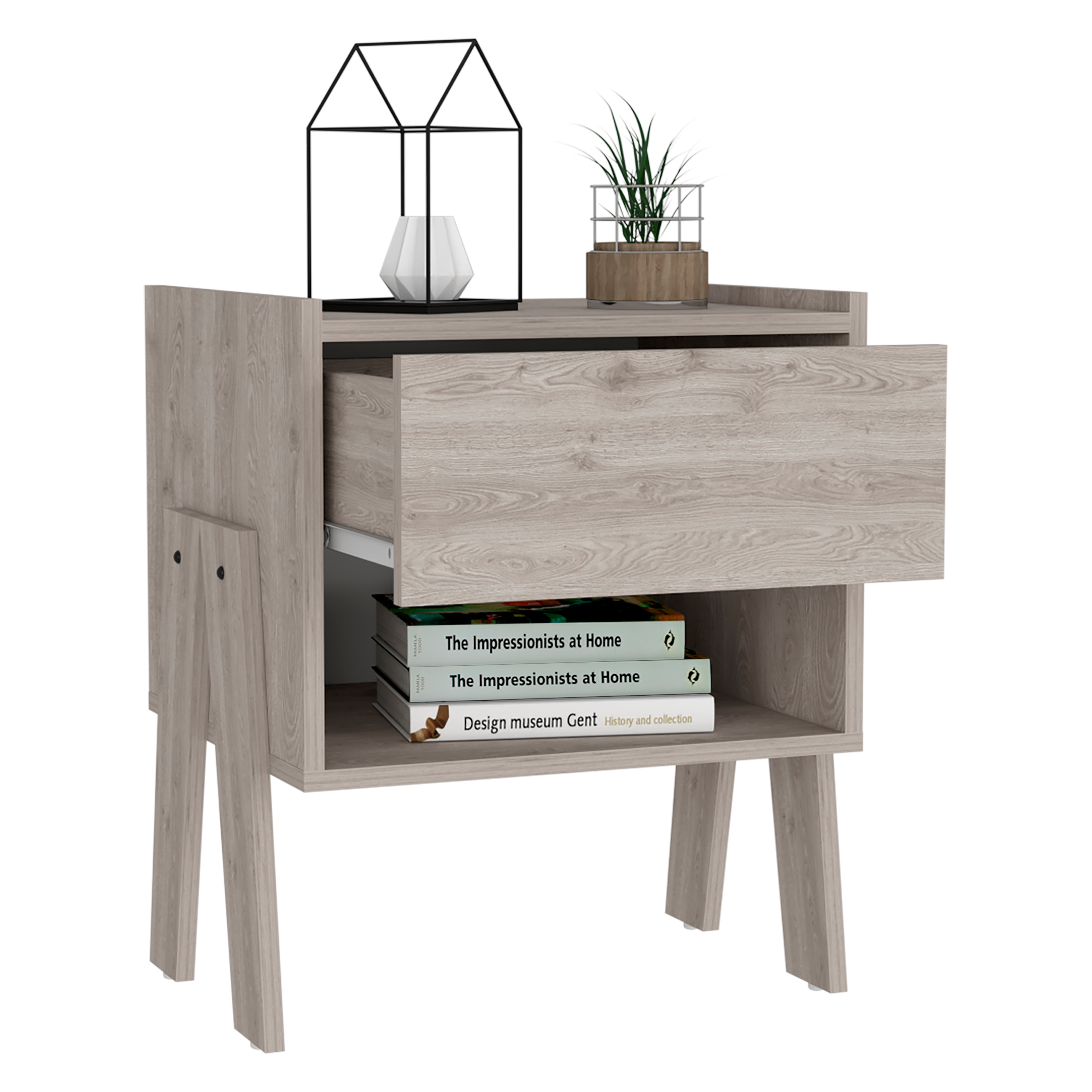 Maocao Hoom JL7091918 Gray Nightstand