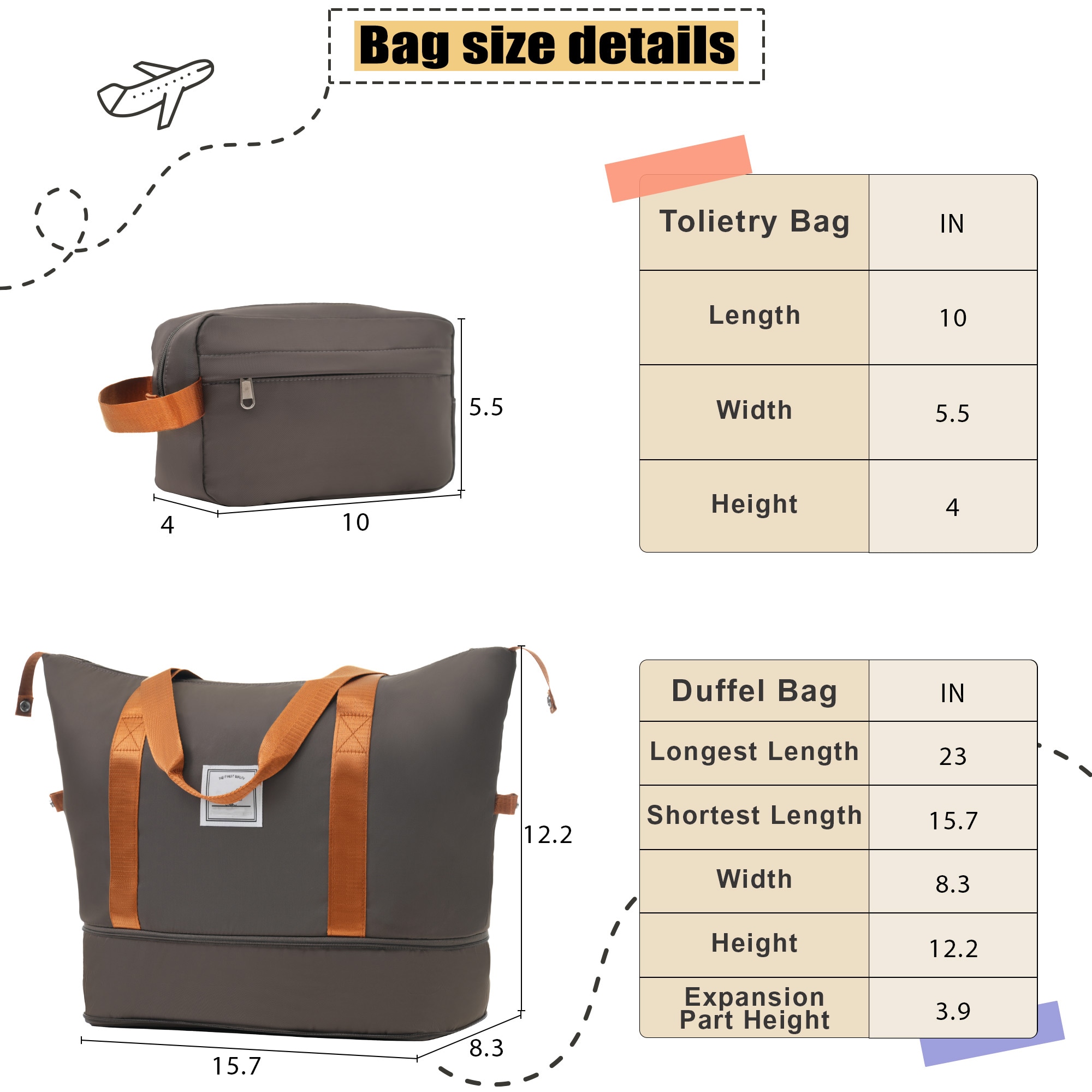 SINOFURN SYD9600017GN Luggage-And-Luggage-Sets - View #4