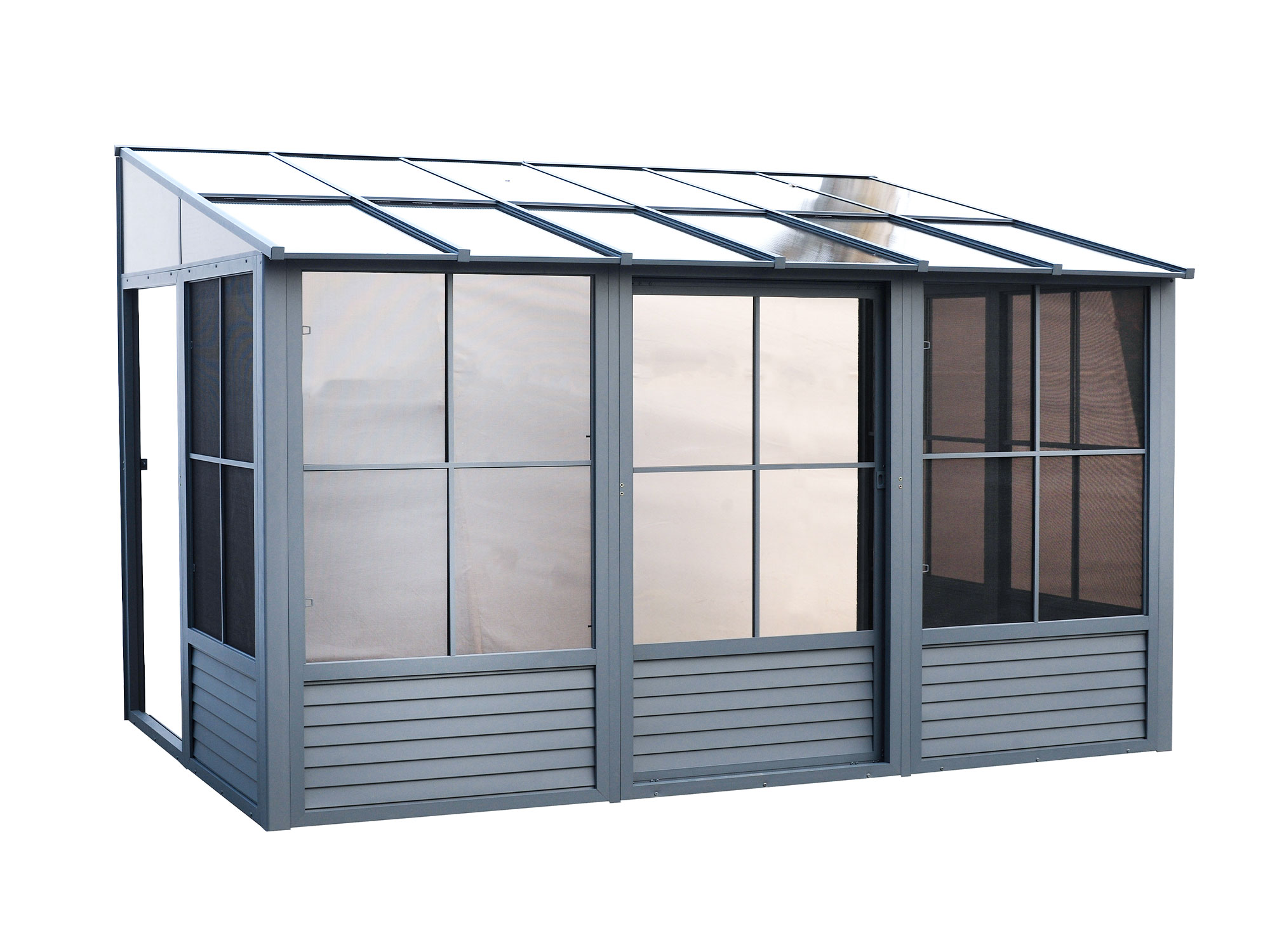 Gazebo Penguin 8.2-ft x 12-ft Florence add-A-room solarium Rectangle ...