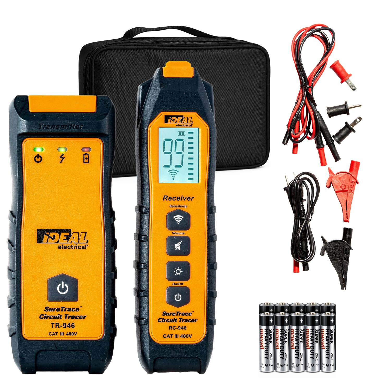 IDEAL SureTrace OLED Display Circuit tracer Specialty meter 0.5 Amp 480 -Volt #61-946