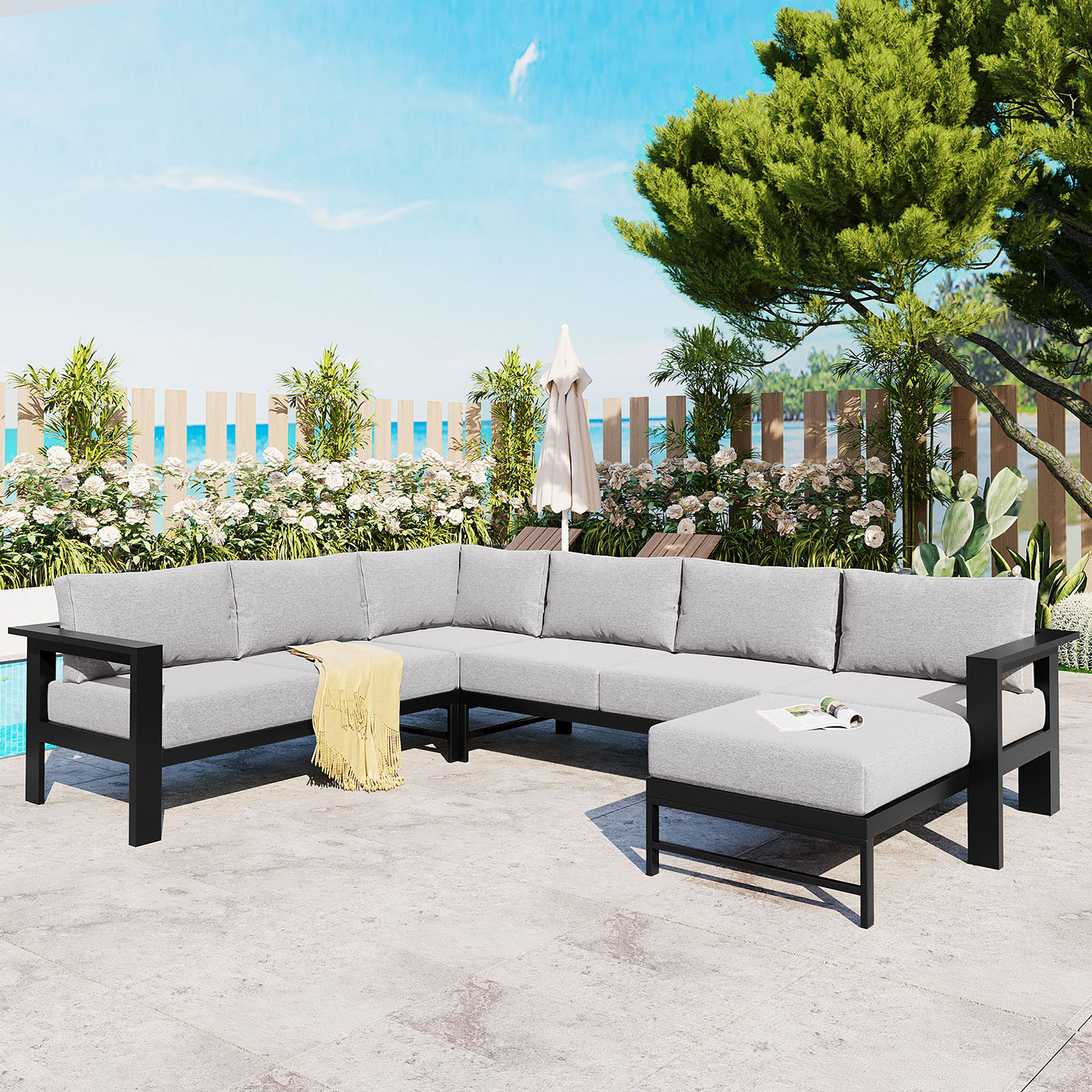 SINOFURN SYA380069BG Patio-Sofas-Daybeds - View #8