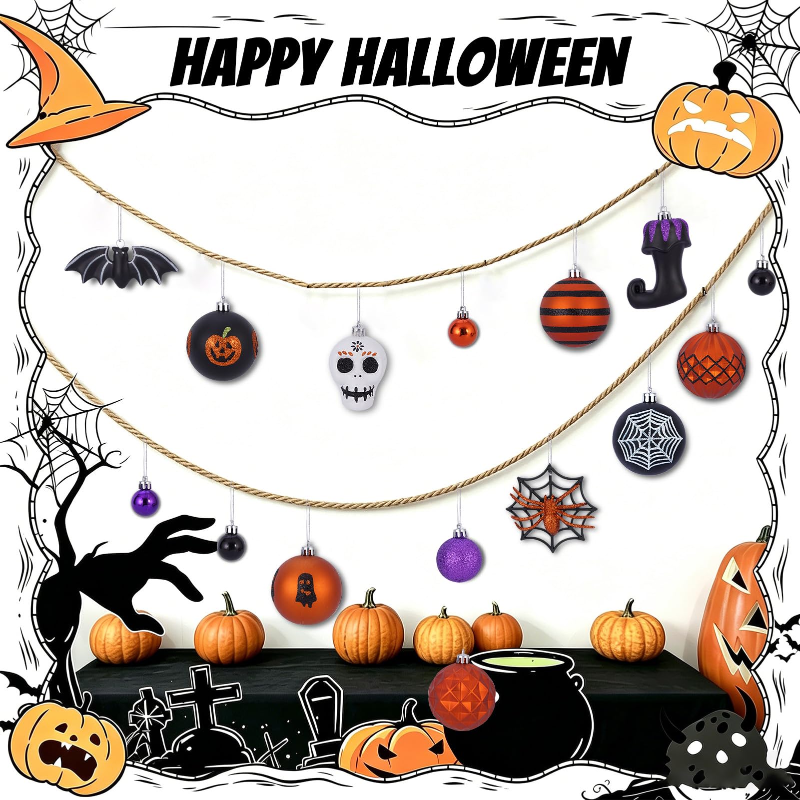 ZHLKING 885287526920 Table-Halloween-Decor - View #4