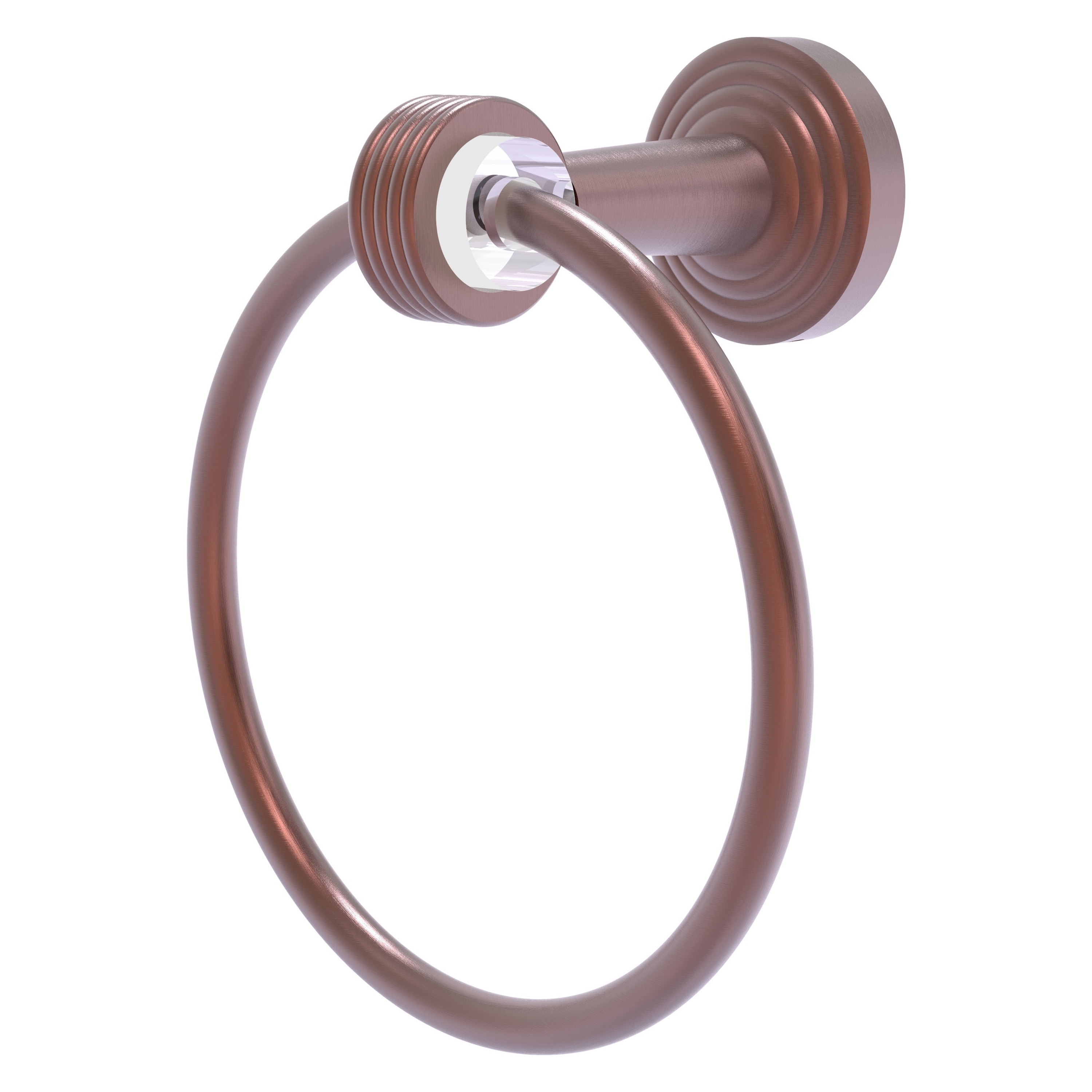 Allied Brass PB-16G-CA Pacific Beach Antique Copper Wall mount Single Towel Ring