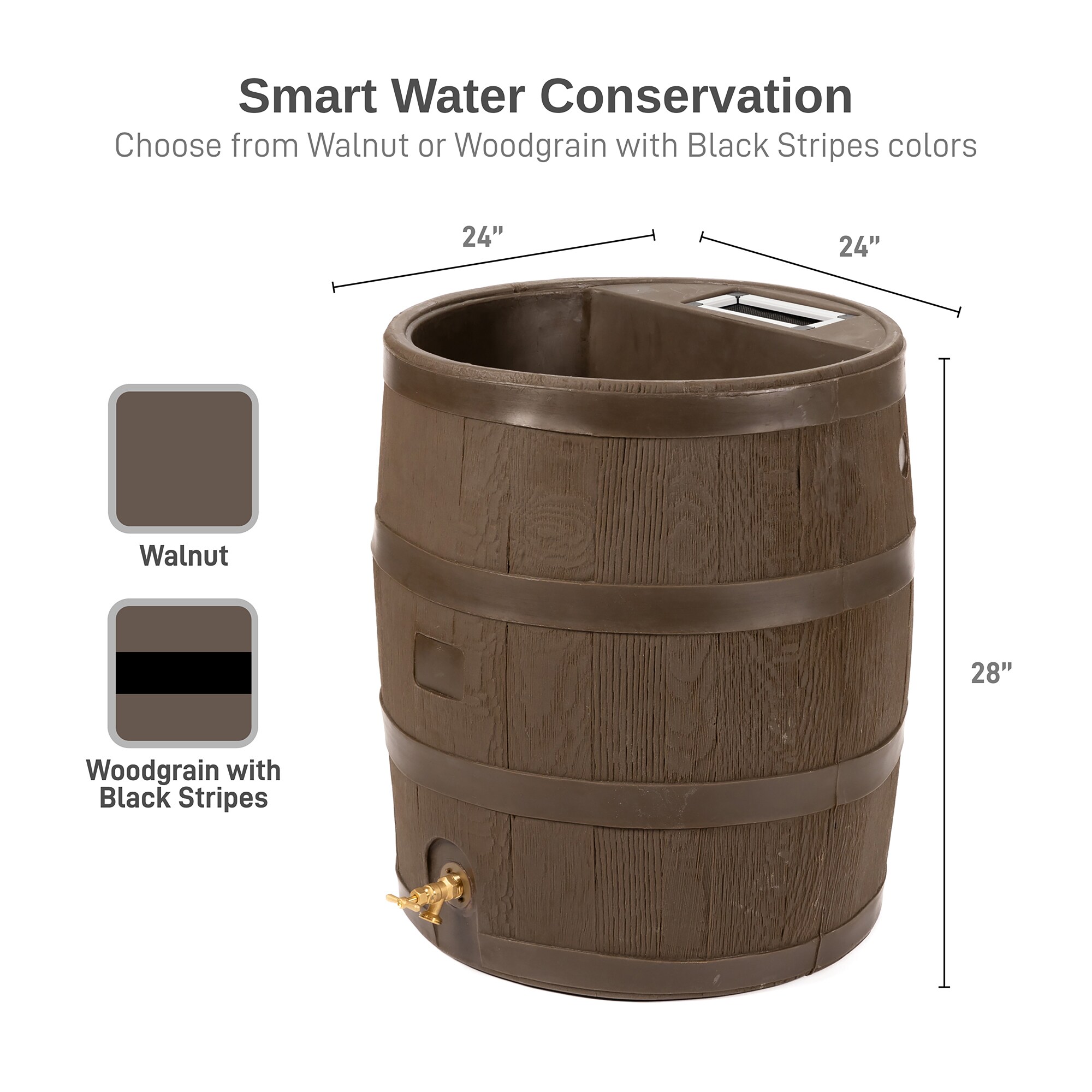 RTS Home Accents 551300100A5681 Rain-Barrels - View #5