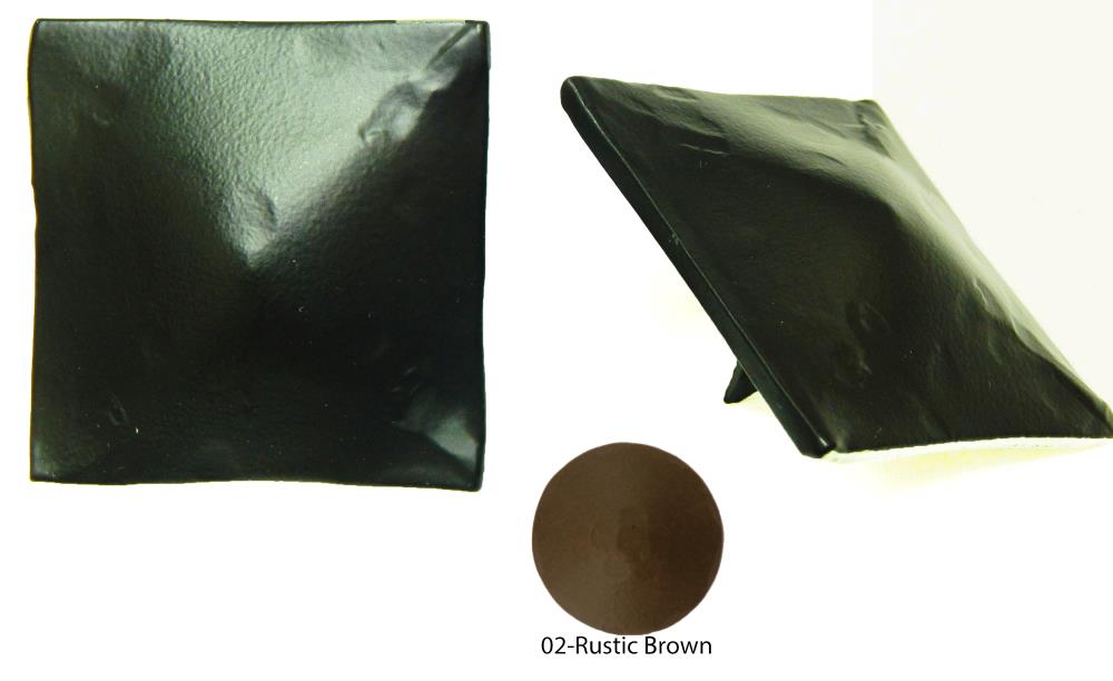Agave Ironworks CL014-02-6PK Square Clavos 6-Pack 2-in Brown Gate Hardware Kit