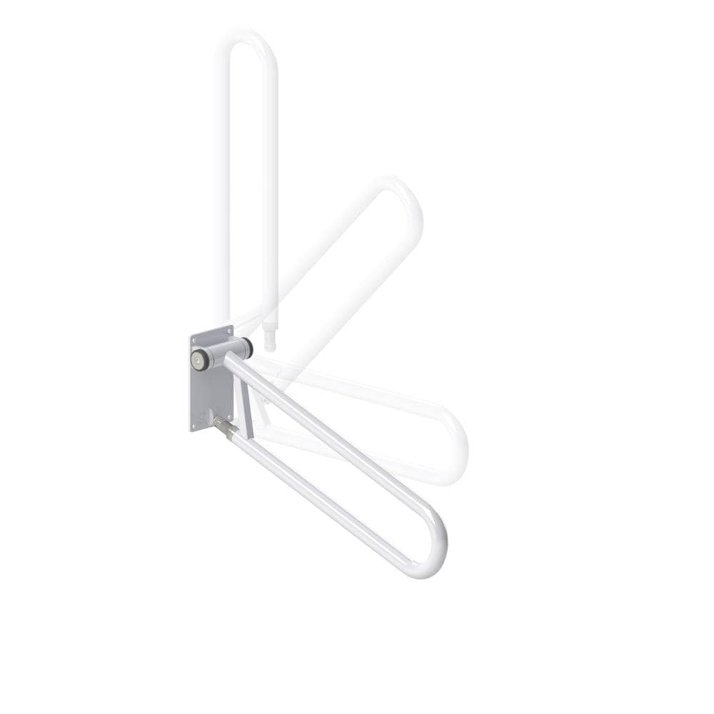 HealthCraft PT-ANG32-PCW 32-in White Wall mount Swing Up Grab Bar ( 400-lb Weight Capacity )