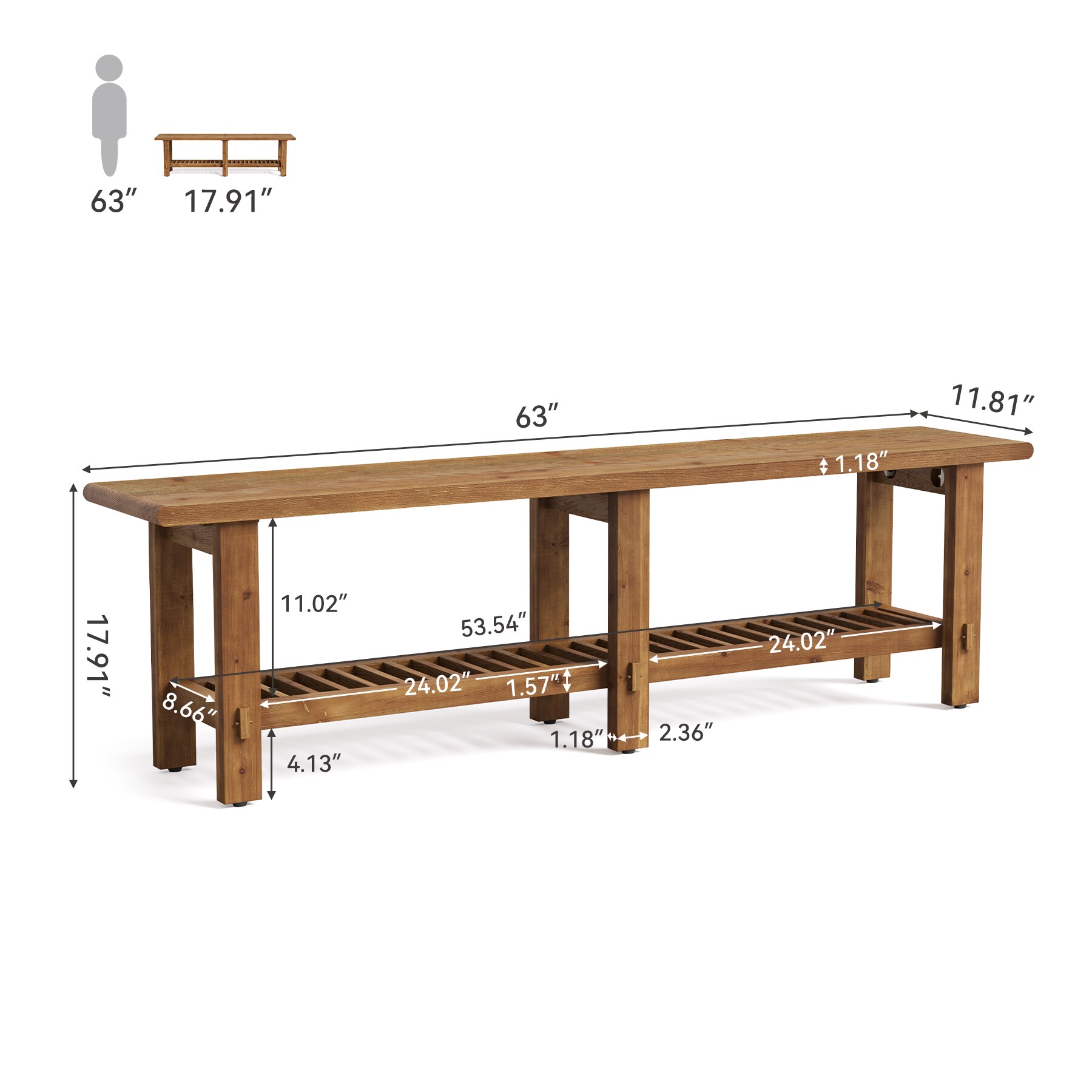 LITTLE TREE LWLT-RY0400-CLL bench - View #3