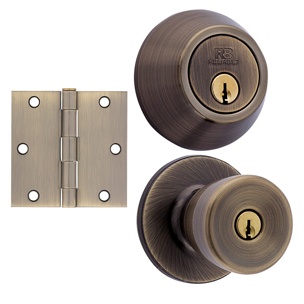 Shop RELIABILT Gallo Exterior Single-cylinder Deadbolt Keyed Entry Door ...