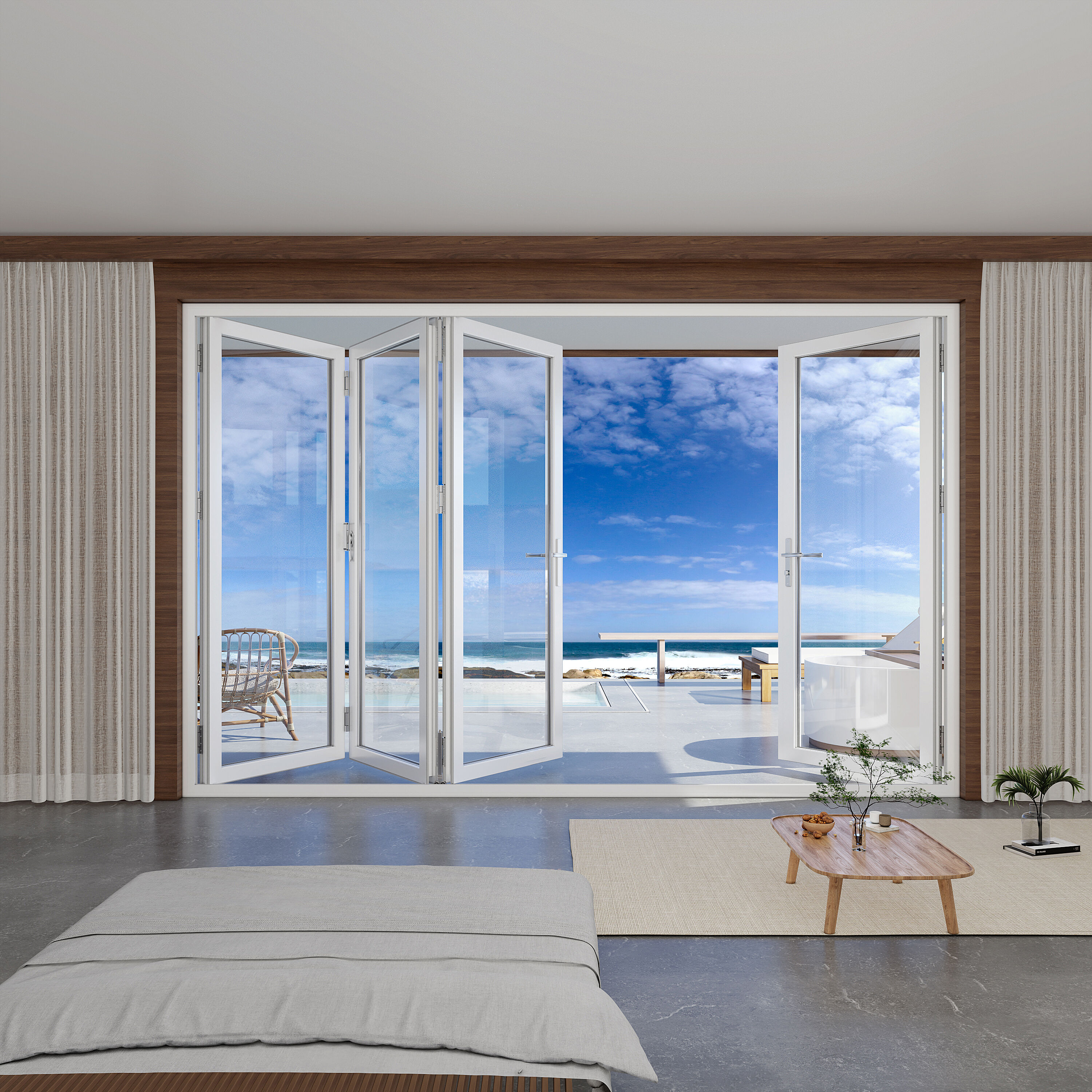 KaMic FD4PWH12080-LR Patio-Doors - View #4