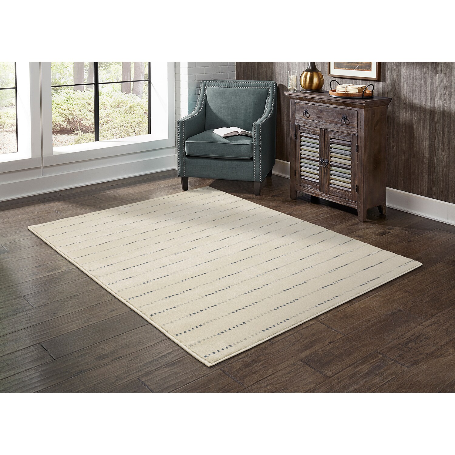 Origin 21 Evie 10 X 13 (ft) Beige Indoor Geometric Area Rug in the Rugs  department at