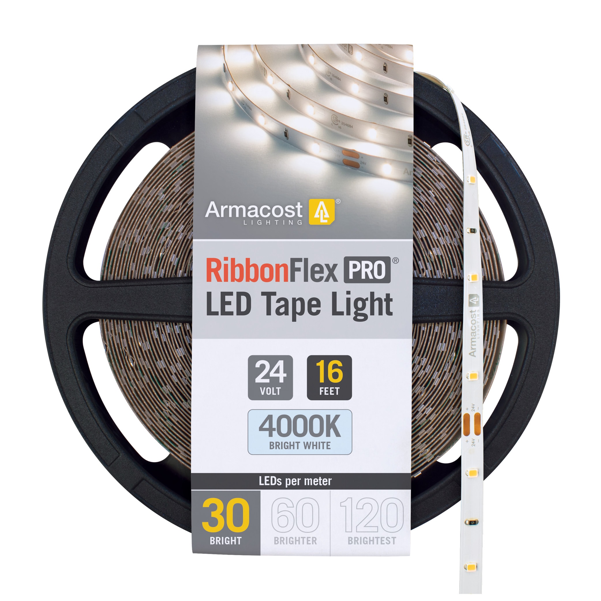 Armacost Lighting 154230 16.4-ft LED Bright White Tape Light