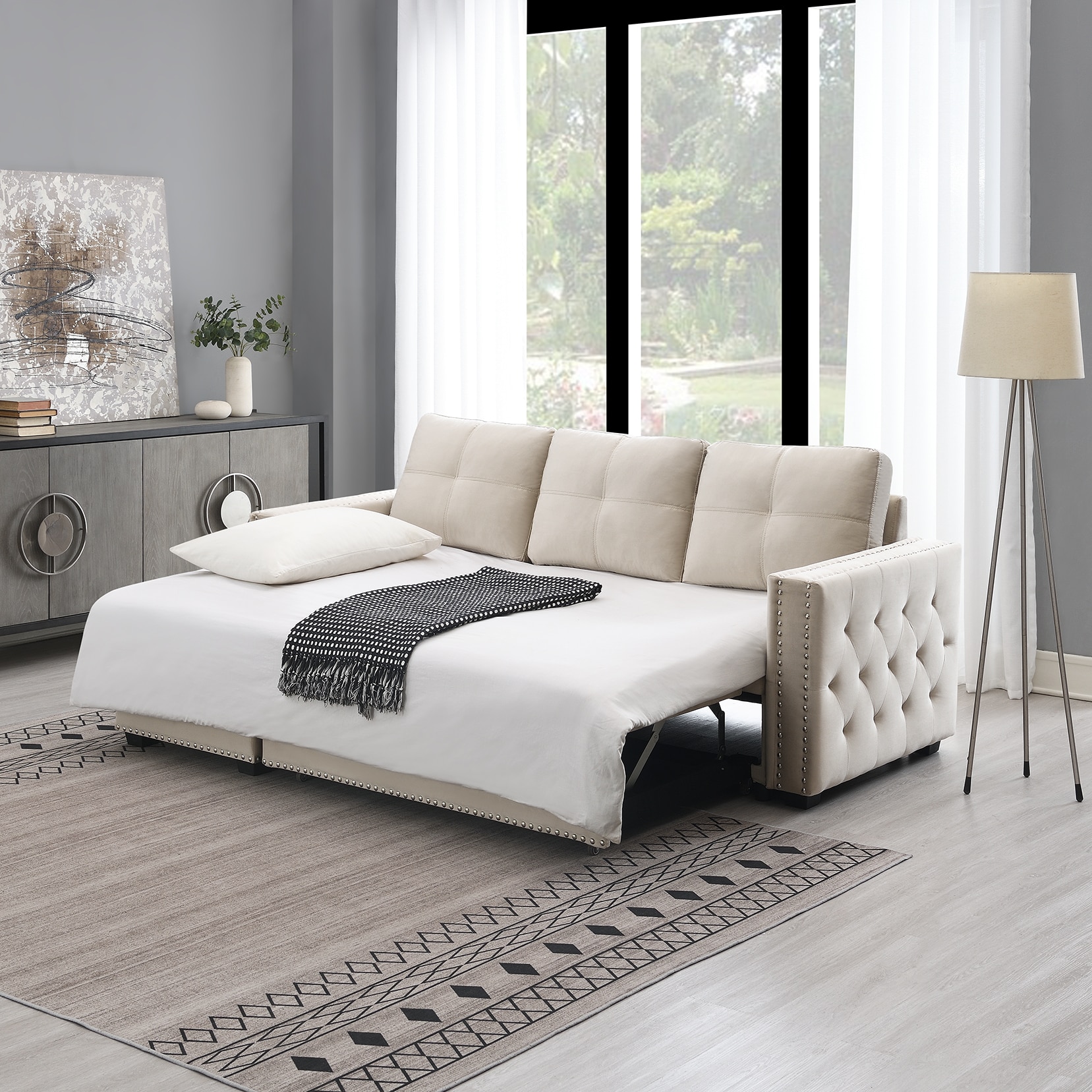 FARATI 7102-SOFA-BEIGE Sofas-Loveseats - View #4