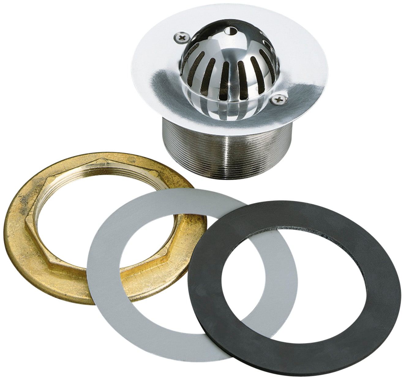 KOHLER 9183-NA Beehive Grate Urinal Strainer, Stainless Steel