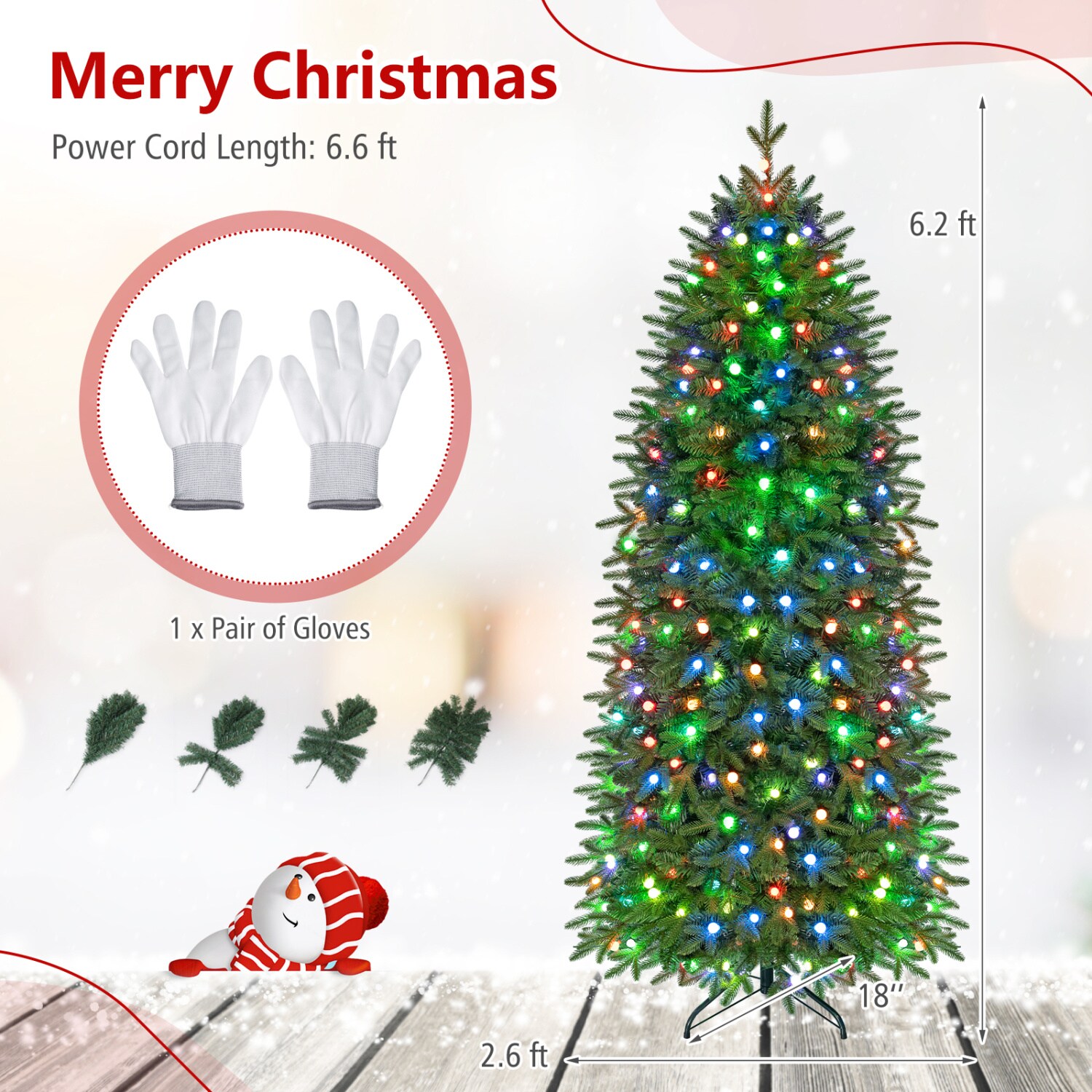 Slickblue D-CO-M-SU64752MC Artificial-Christmas-Trees - View #4