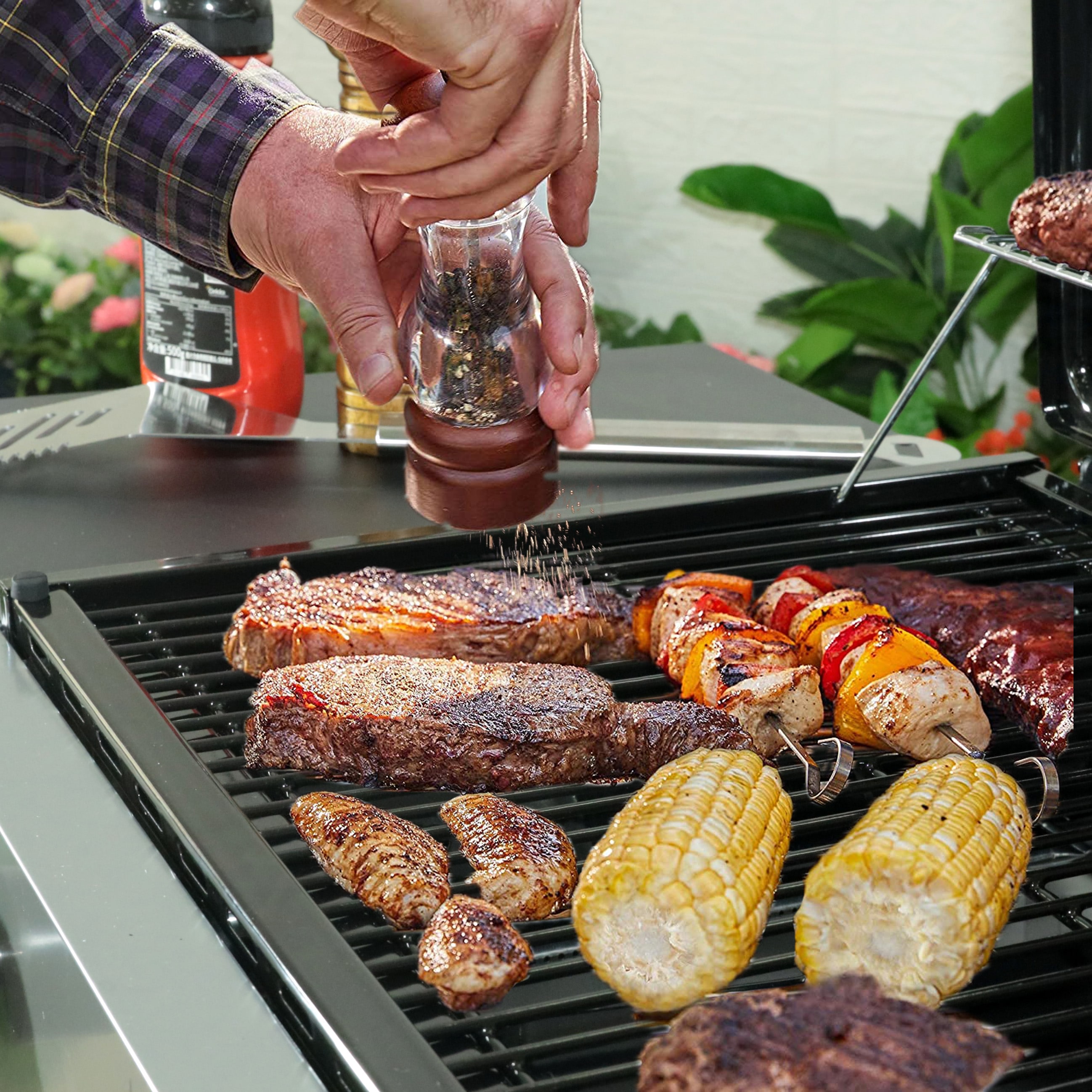 Master Forge Stainless Steel 3 Burner Liquid Propane Gas Grill in the Gas Grills department at Lowes