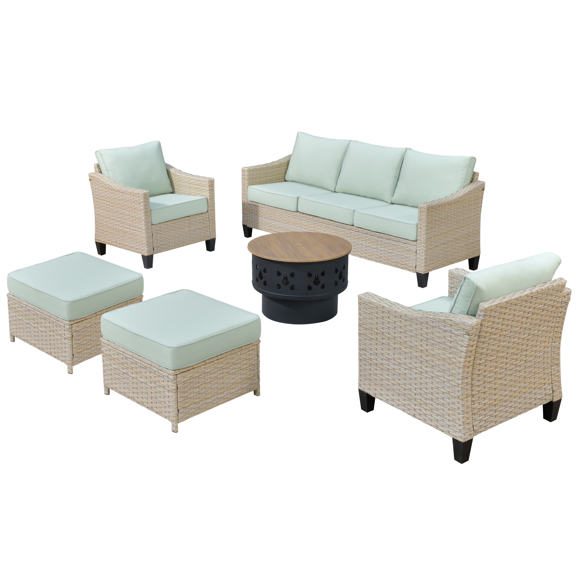 weaxty HMBYM307DAR905 Patio-Conversation-Sets - View #2