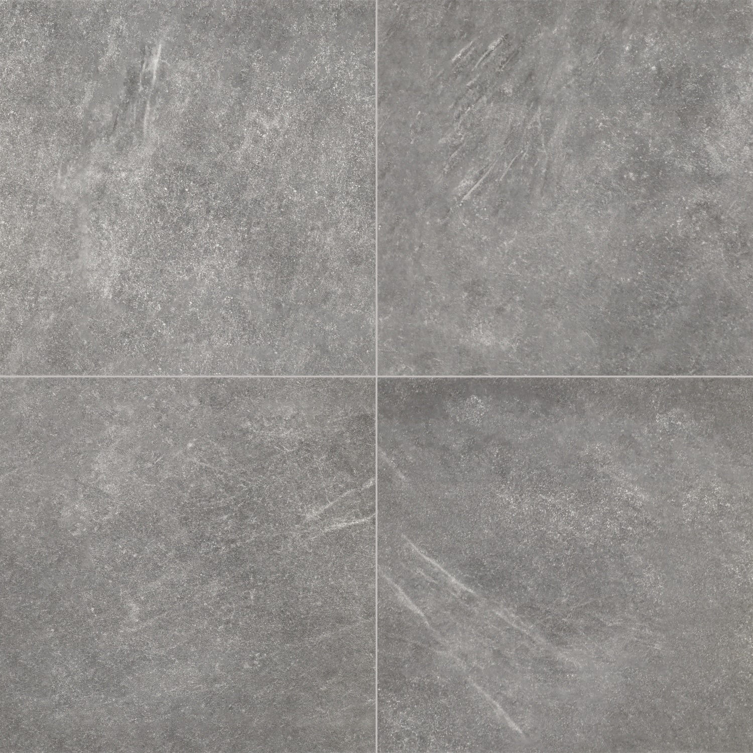 STAINMASTER Harbor Gray 24-in x 24-in Matte Porcelain Marble look