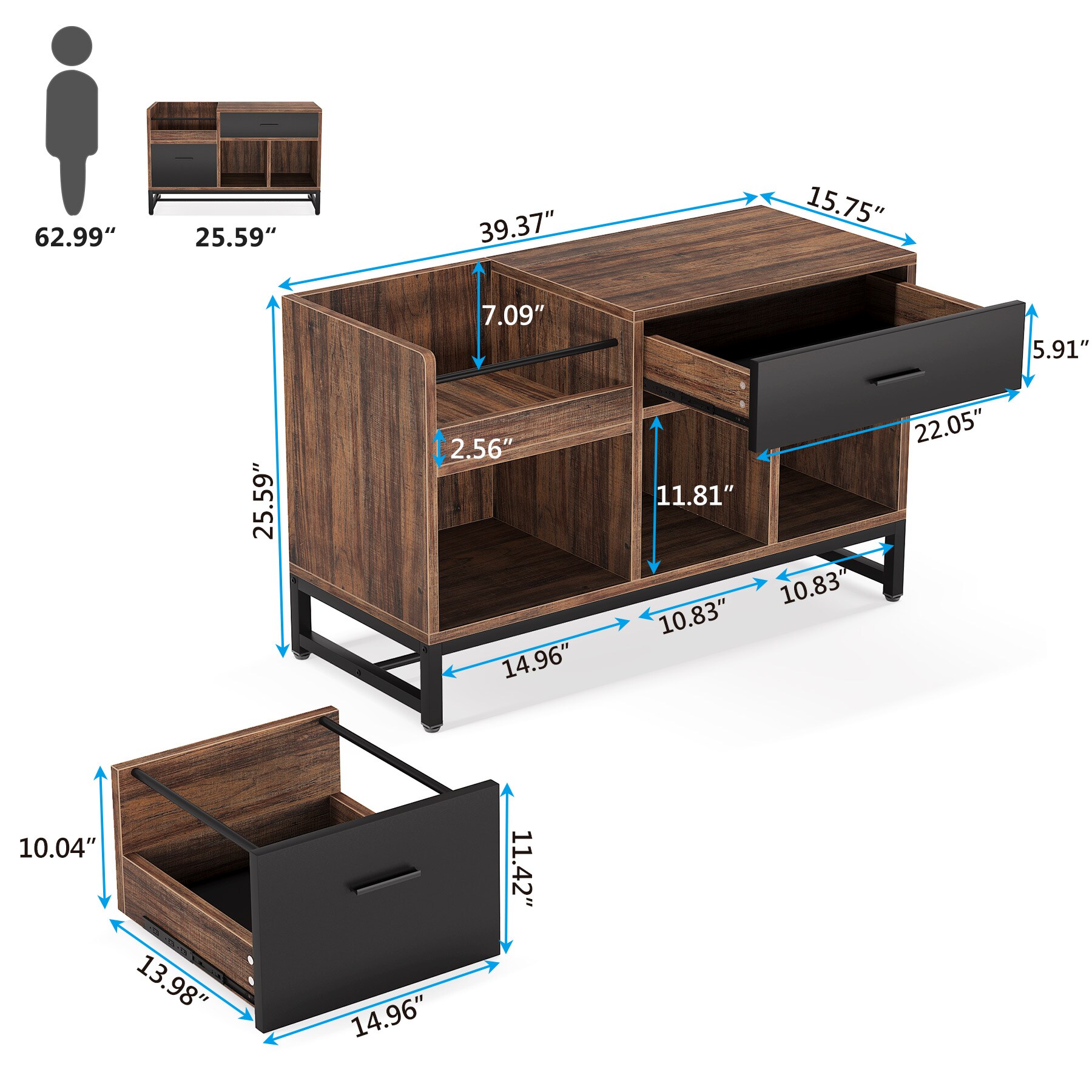 Tribesigns HOGA-U0031 Filing-Cabinets - View #7