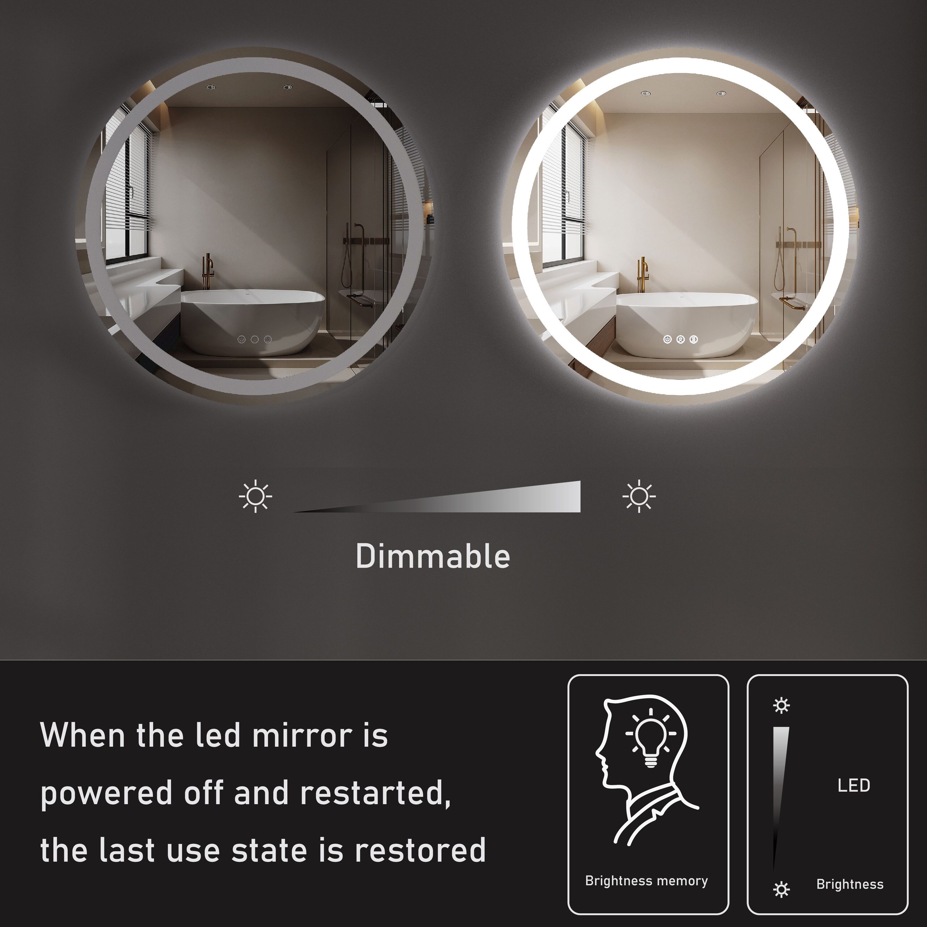 HomLux LMRFL3232 Decor-Mirrors - View #6