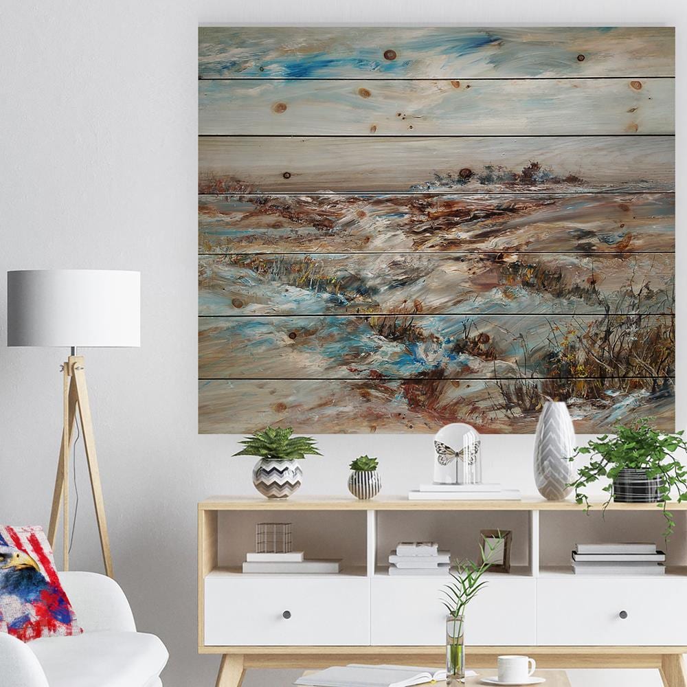 Designart 30-in H X 40-in W Landscape Wood Print At Lowes.com