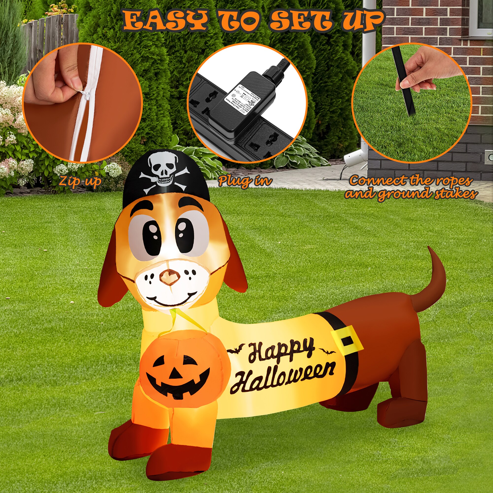 Costway CM24013US Outdoor-Halloween-Decor - View #3