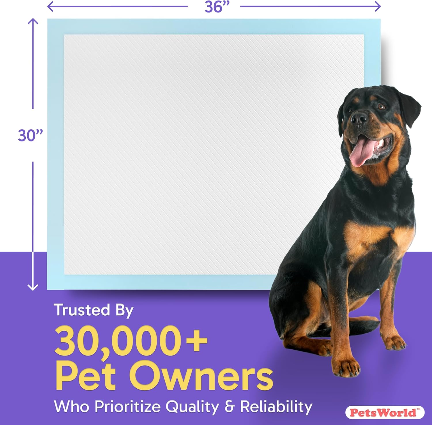 PetsWorld PW3036-150 Puppy-Pads - View #2