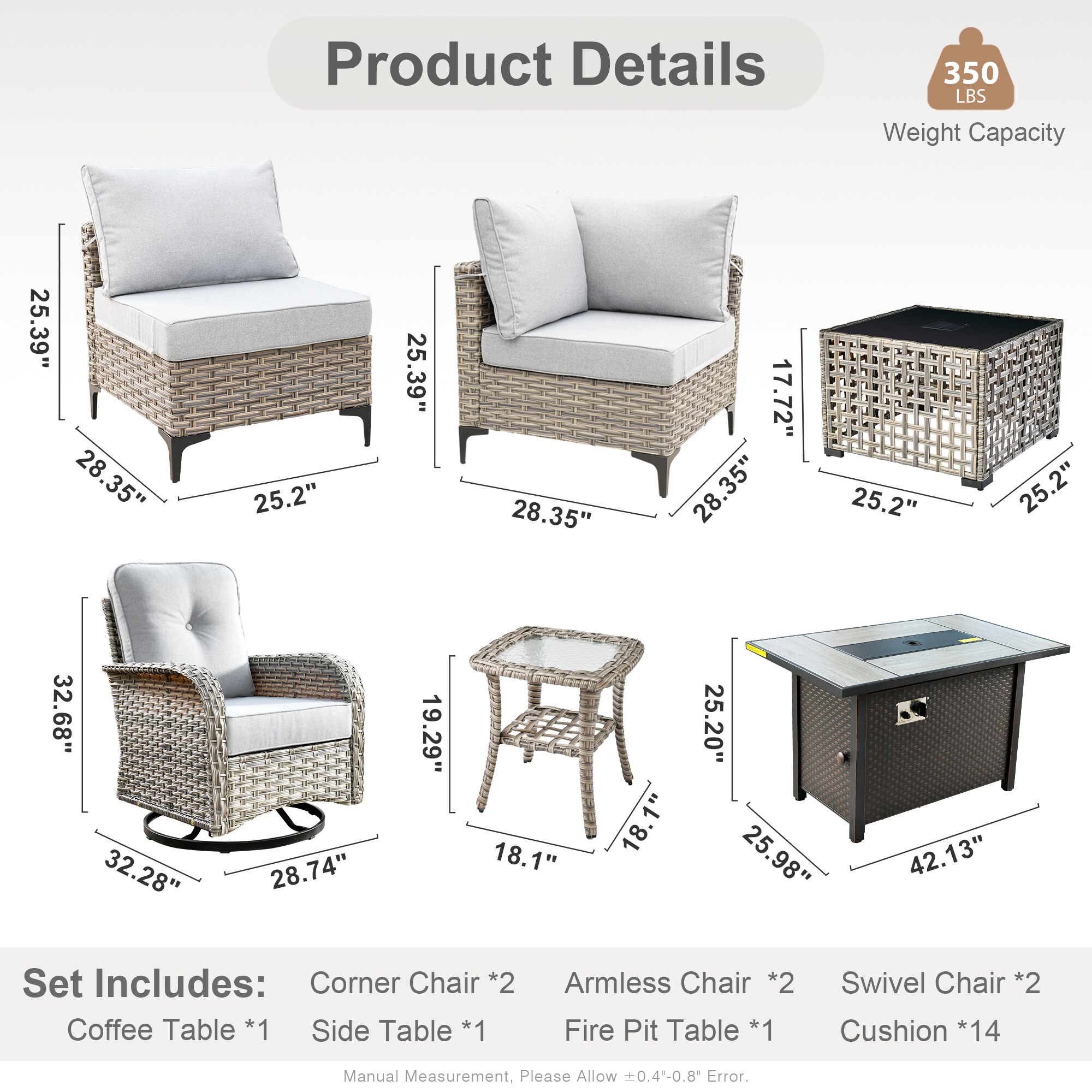 Caodoc L5-CFP03-VYZSKT409-1 Patio-Sofas-Daybeds - View #3