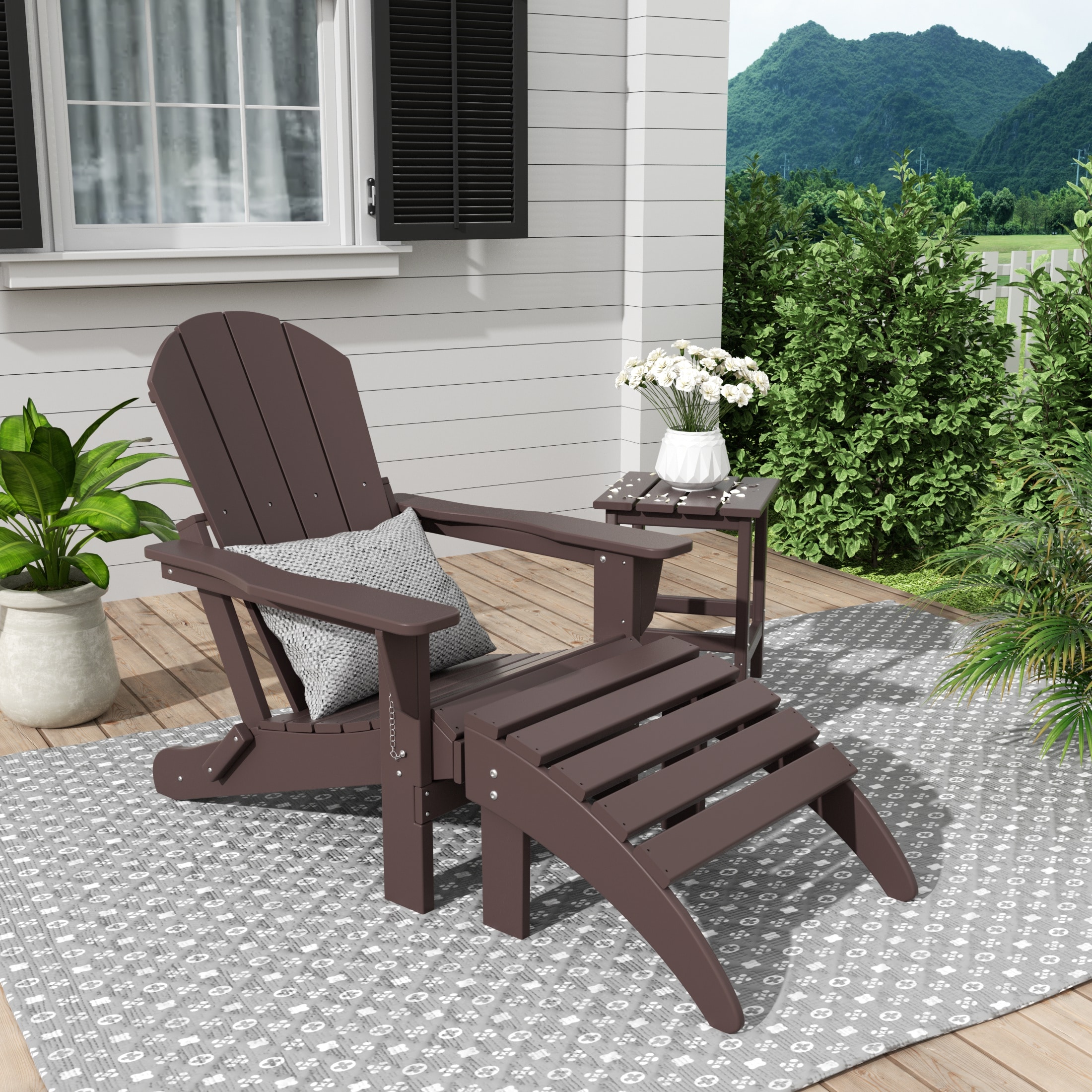 Westin Furniture 2001AOC-DKBR Patio-Chairs - View #2