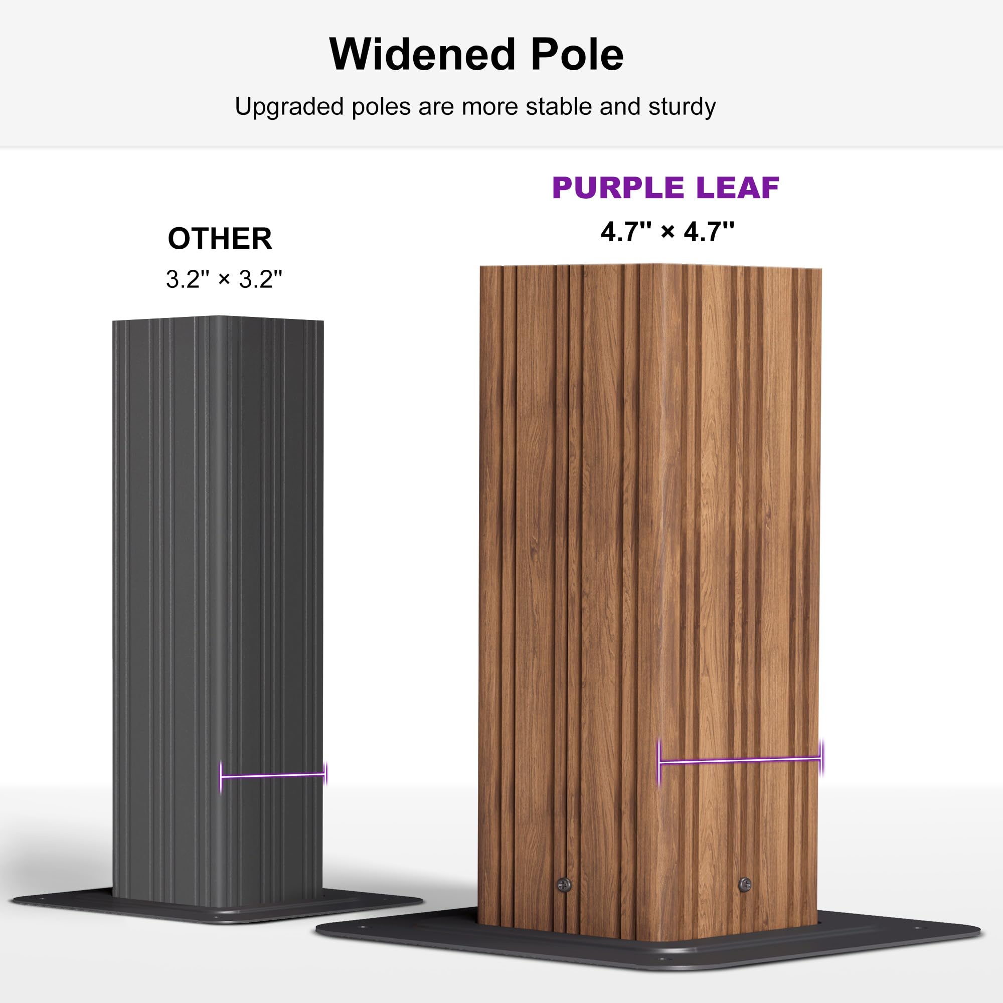 PURPLE LEAF LS06WHTG1214PD5 Wood-Resin-Gazebos - View #3