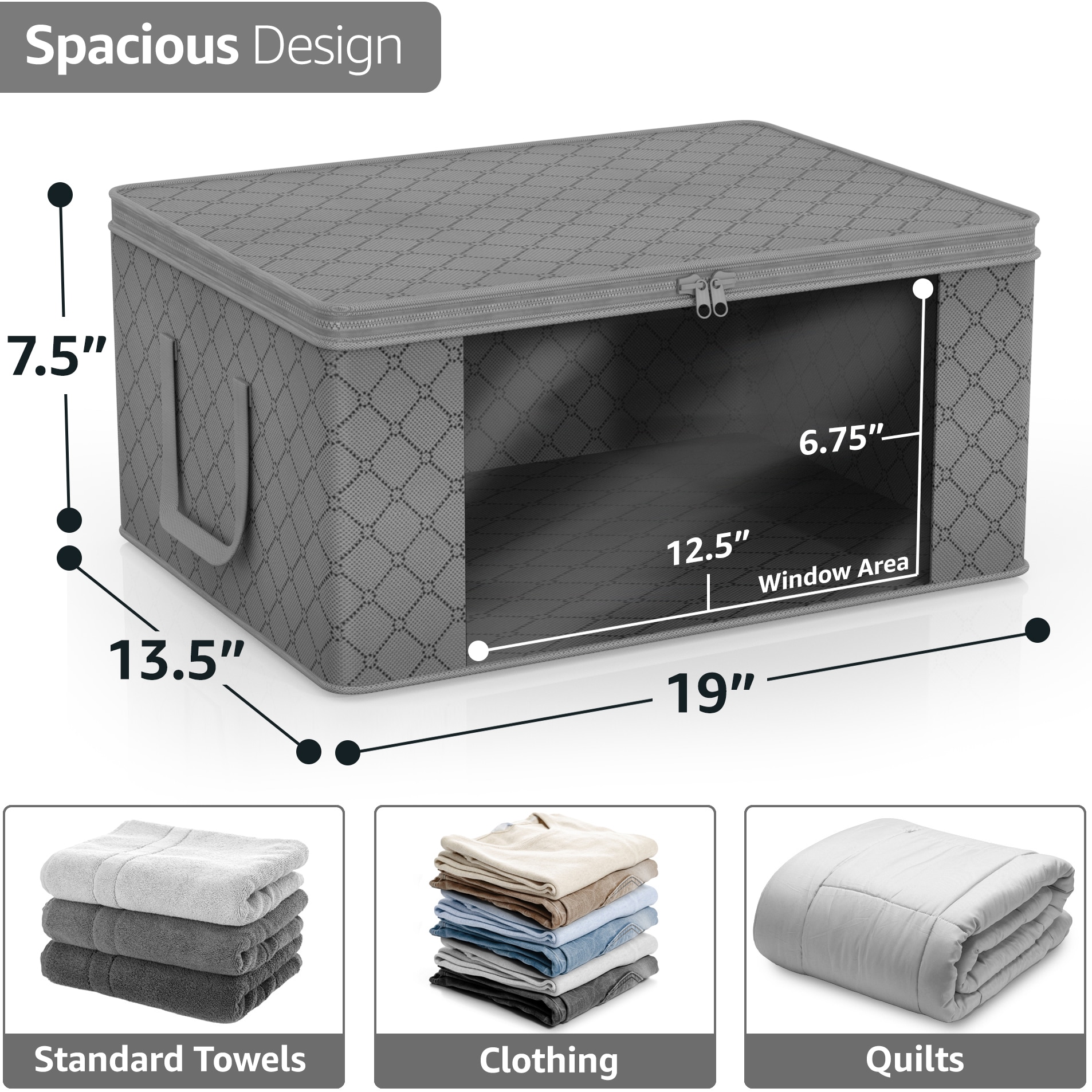 SORBUS SOK3-GRY-2PK Clothing-Storage-Accessories - View #5
