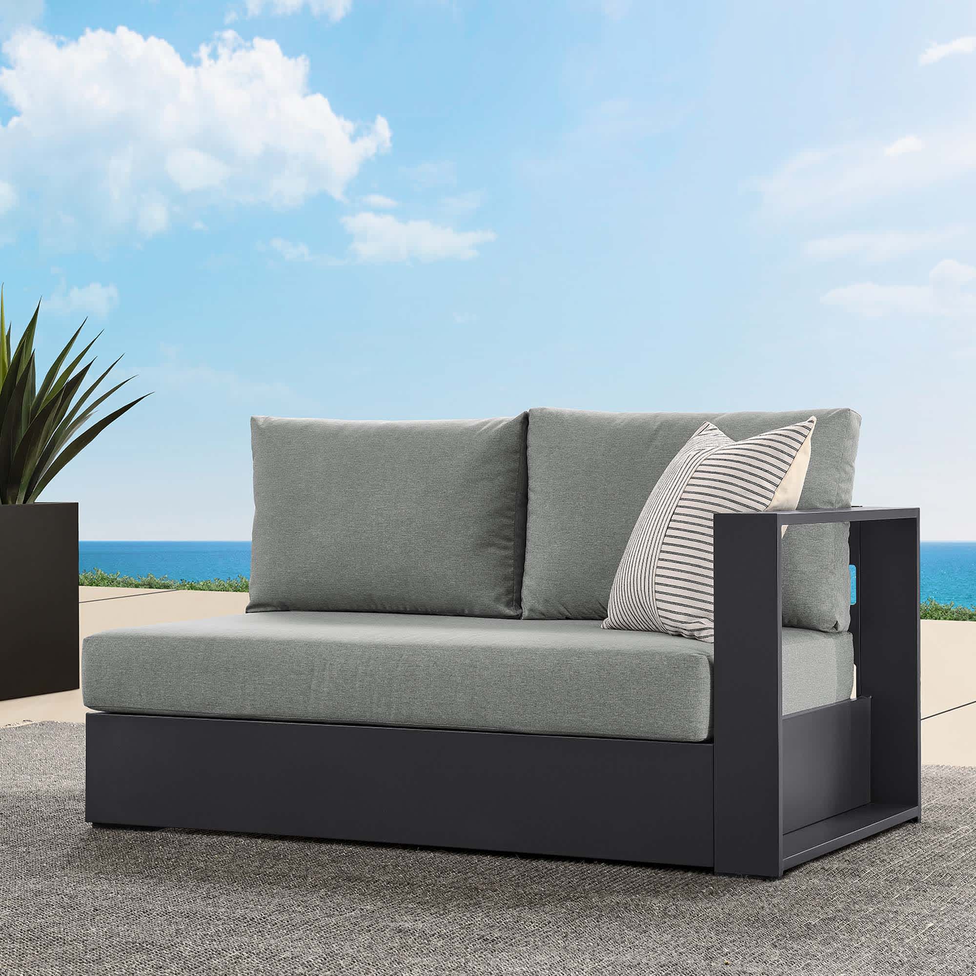 Modway EEI-6630-GRY-GRY Patio-Sofas-Daybeds - View #9