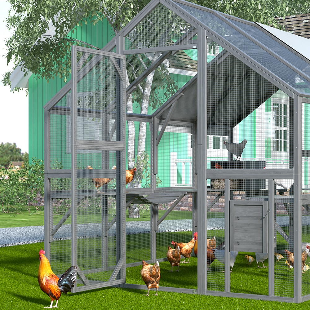 Homsee C-KF150158-05-AB Chicken-Coops-Rabbit-Hutches - View #18