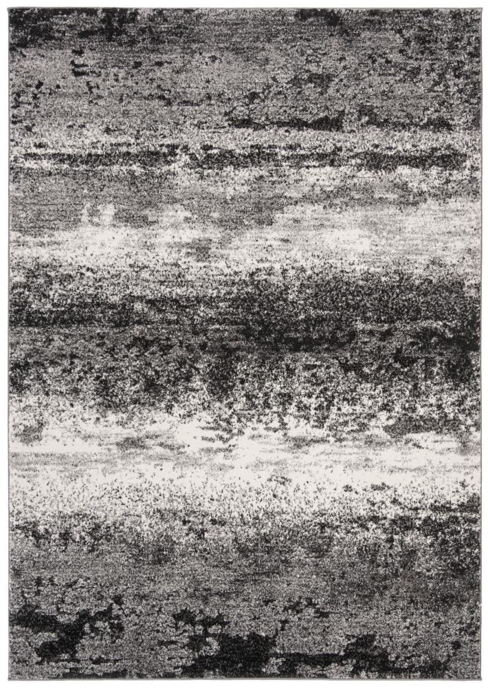 Safavieh SPR122H-5 Spirit Atrani 5 x 8 (ft) Loomed Synthetic Charcoal/Light Gray Rectangular Indoor Abstract Area rug