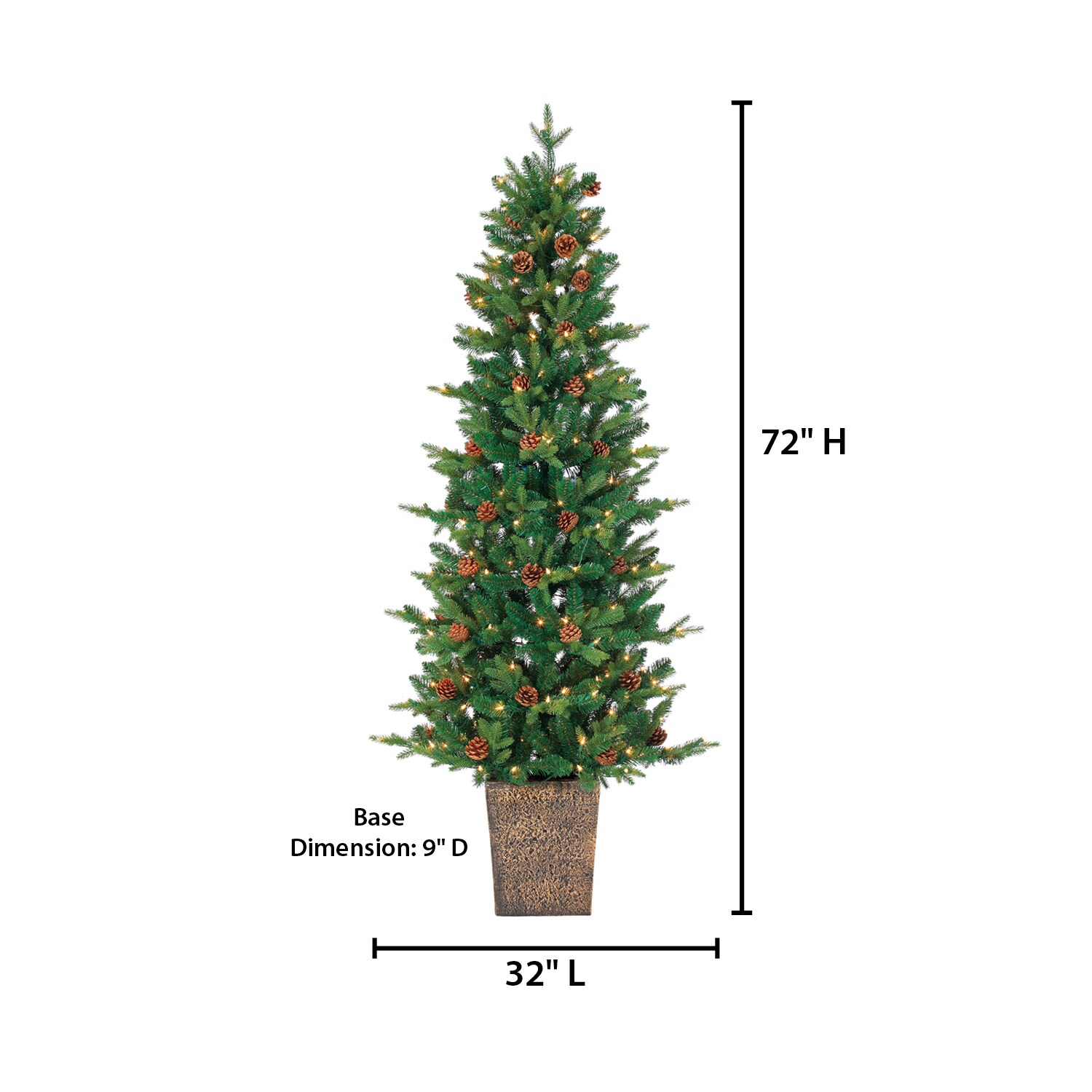 Sterling 5581--60CLED Artificial-Plants-Trees - View #3