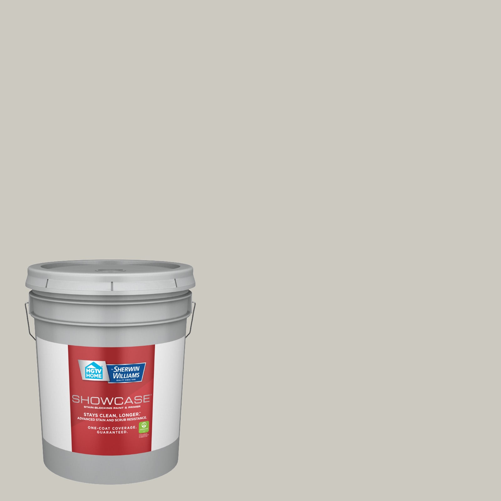 HGTV HOME by Sherwin-Williams HGSW3477-935246 Showcase Semi-gloss Repose Gray HGSW3477 Acrylic Interior Paint Paint + Primer ( 5-gallon )