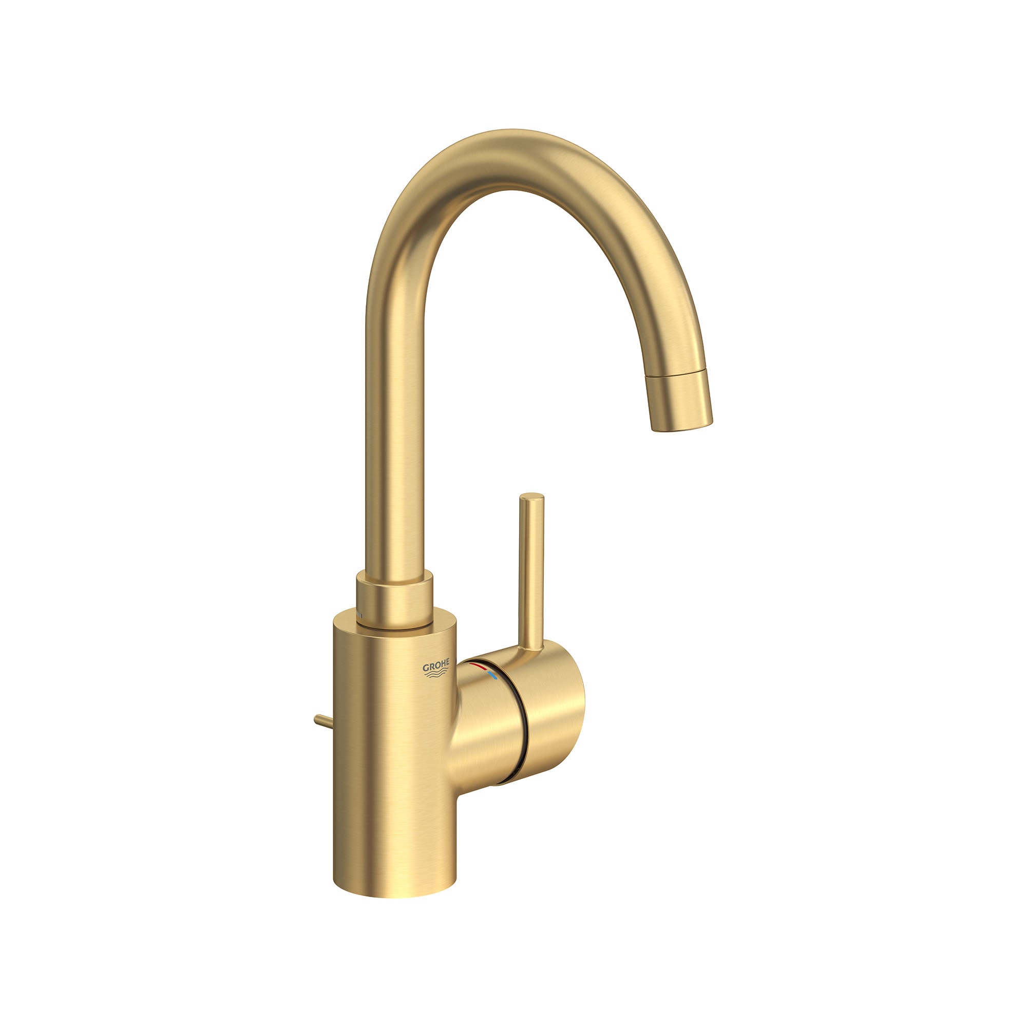 GROHE 32138GN2 Brushed Cool Sunrise Single hole 1-handle Swivel Residential Handle Bathroom Sink Faucet