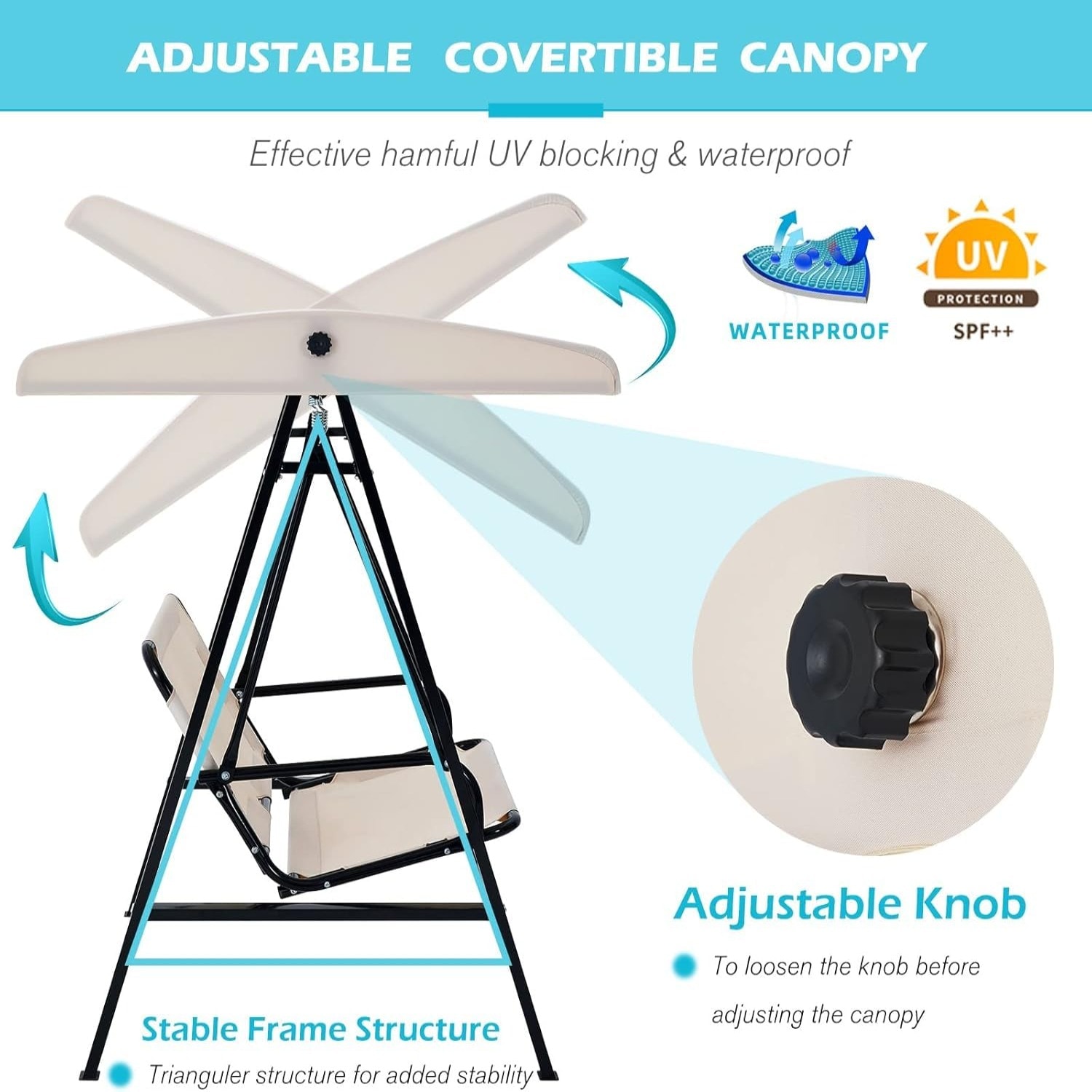 AECOJOY 19031BG-LS01 Swing-Gliders - View #2