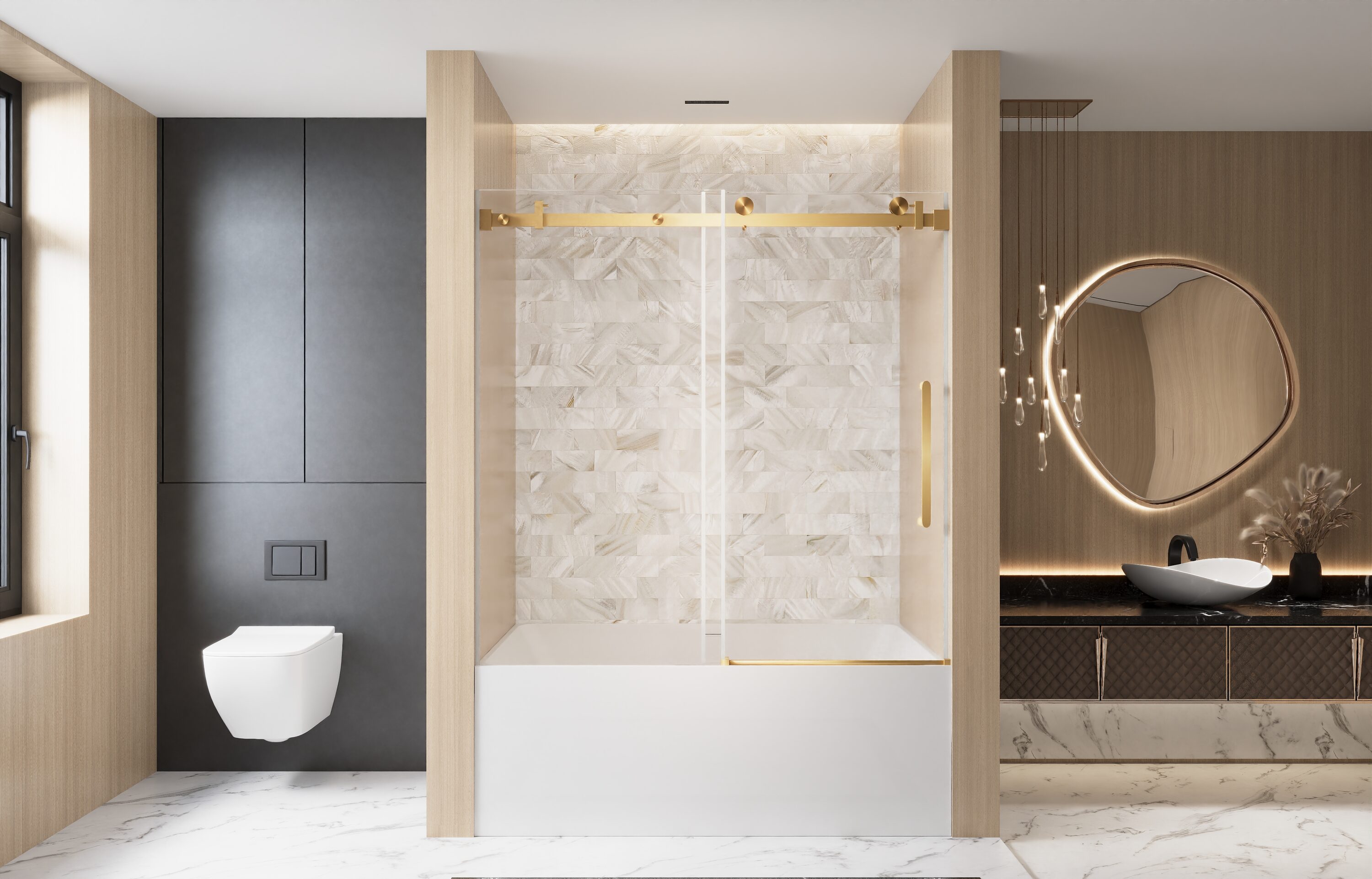 AAZJ JBF-W1675P307007 Shower-Doors - View #6