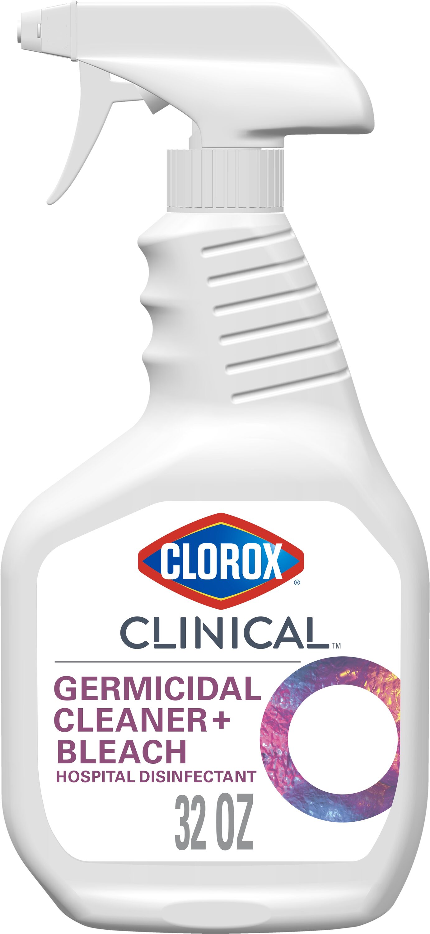 Clorox Clinical Germicidal Cleaner + Bleach 32-fl oz Unscented Disinfectant  Liquid All-Purpose Cleaner in the All-Purpose Cleaners department at