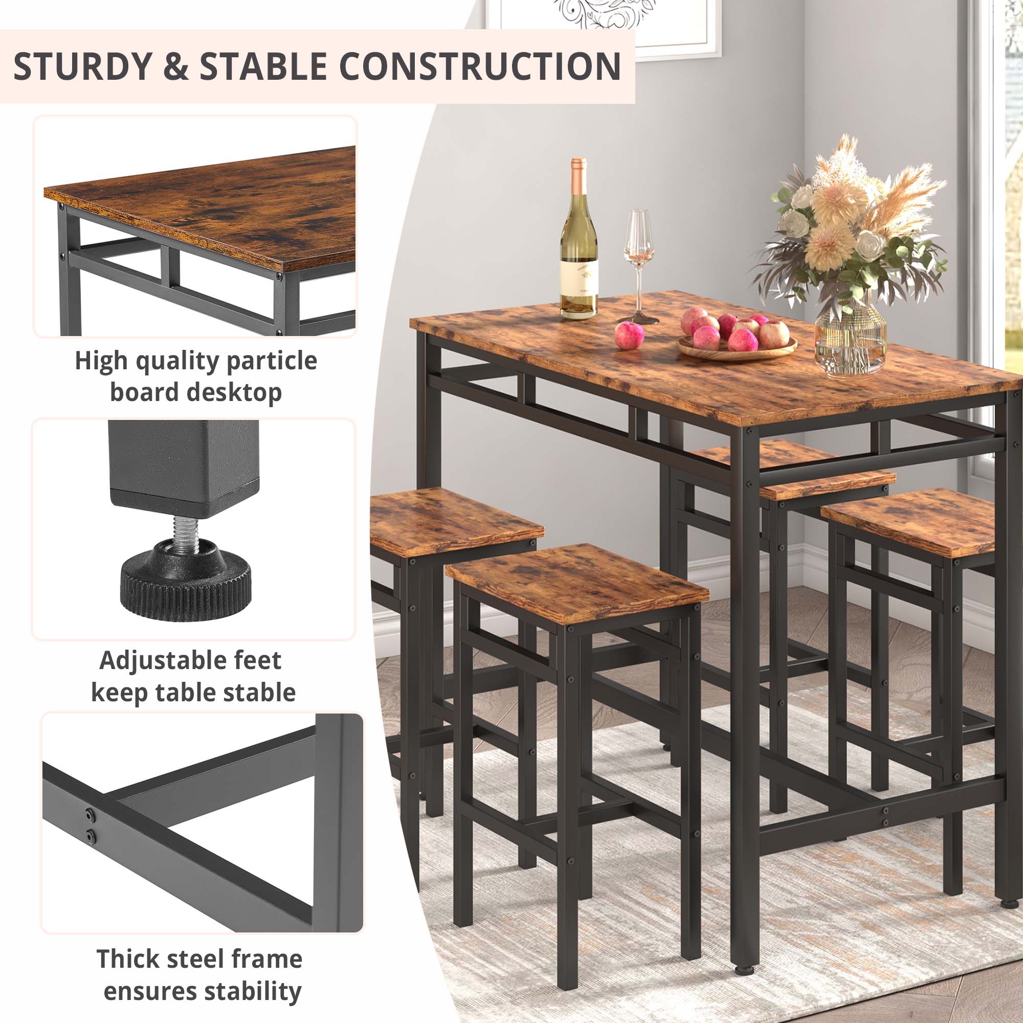 Sunrinx MG66-10-SN Dining-Sets - View #6