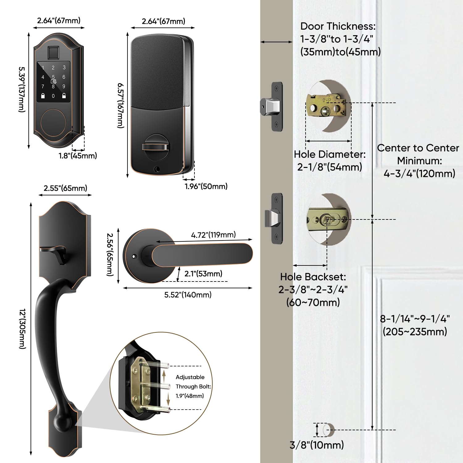 Justincity LJT0805J310 Electronic-Door-Locks - View #9