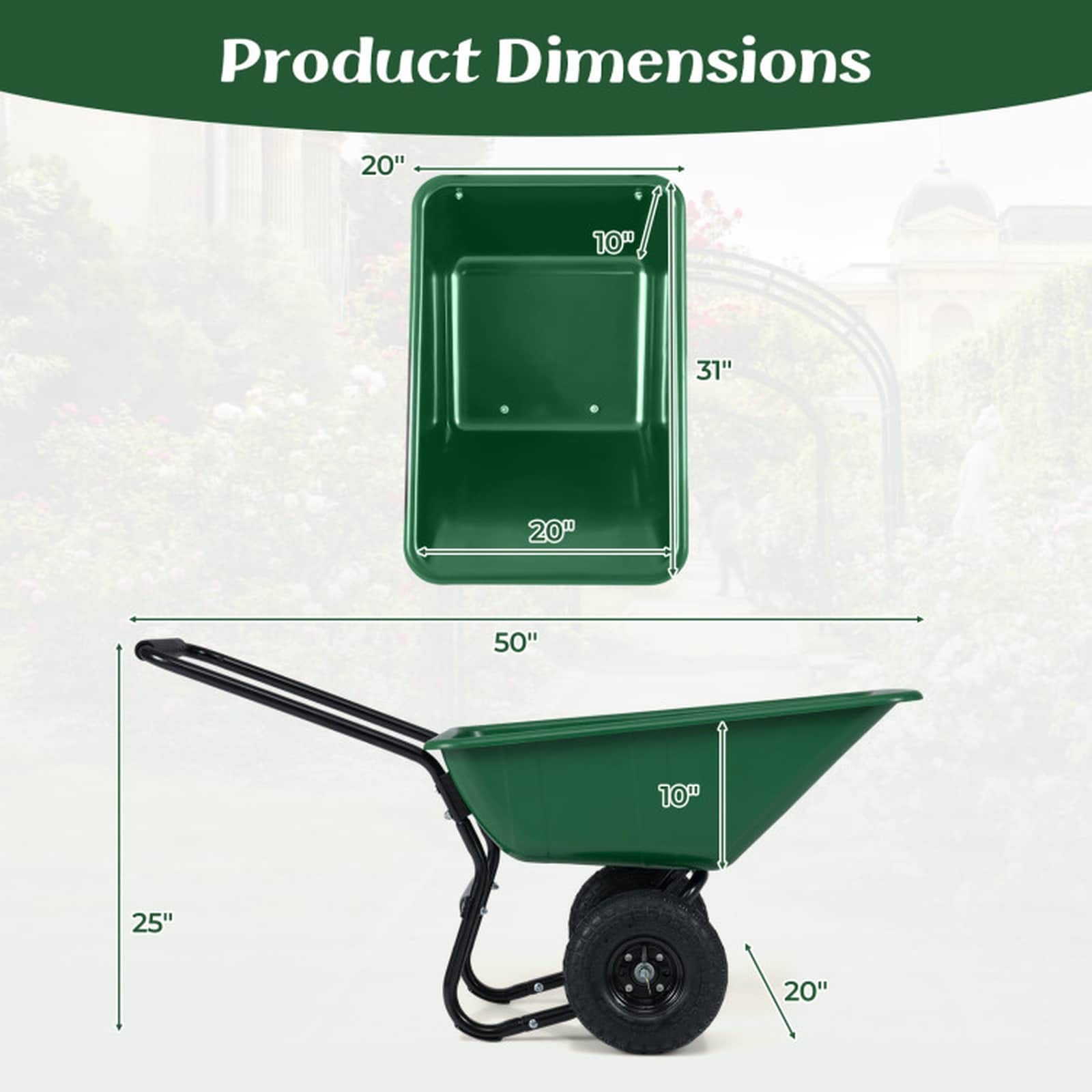 SUGIFT ZMLW014SUGHY1223 wheelbarrow - View #2