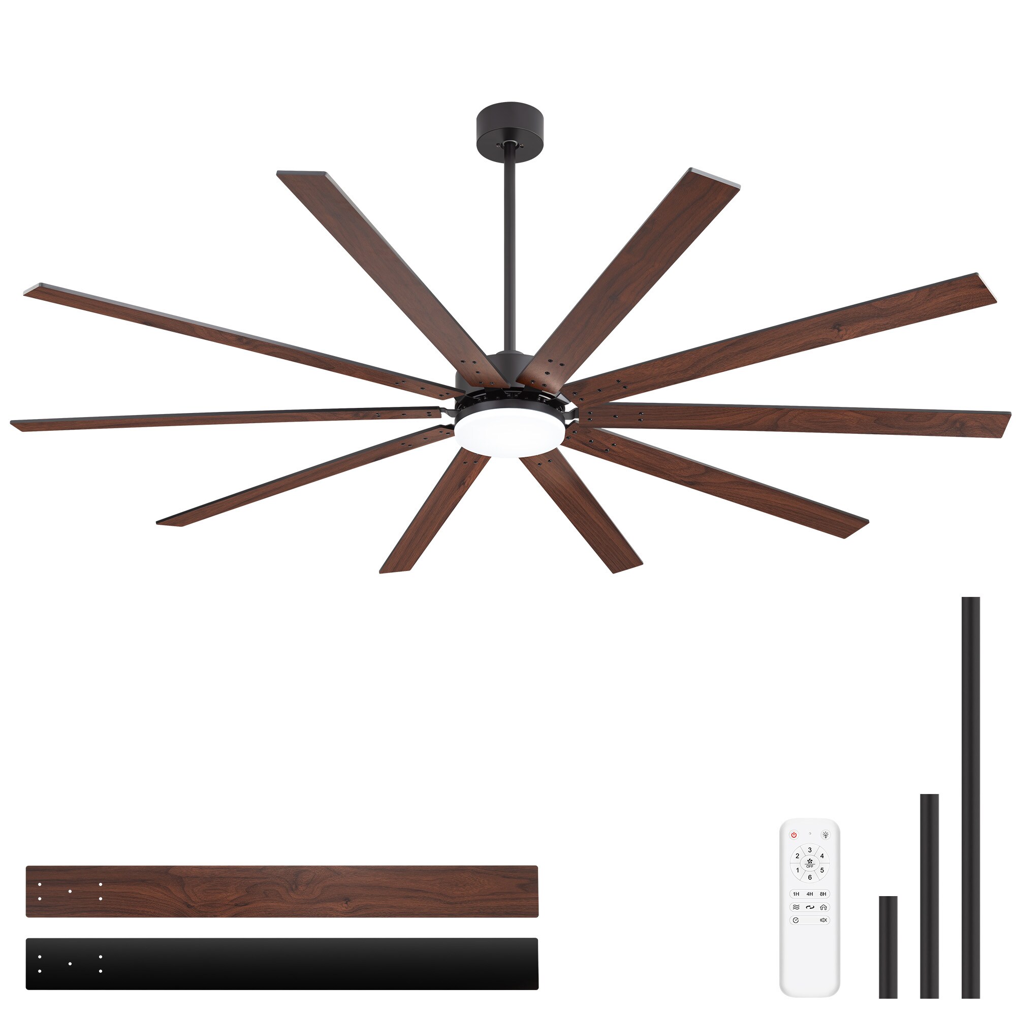 Breezary 34004-BK Ceiling-Fans - View #2