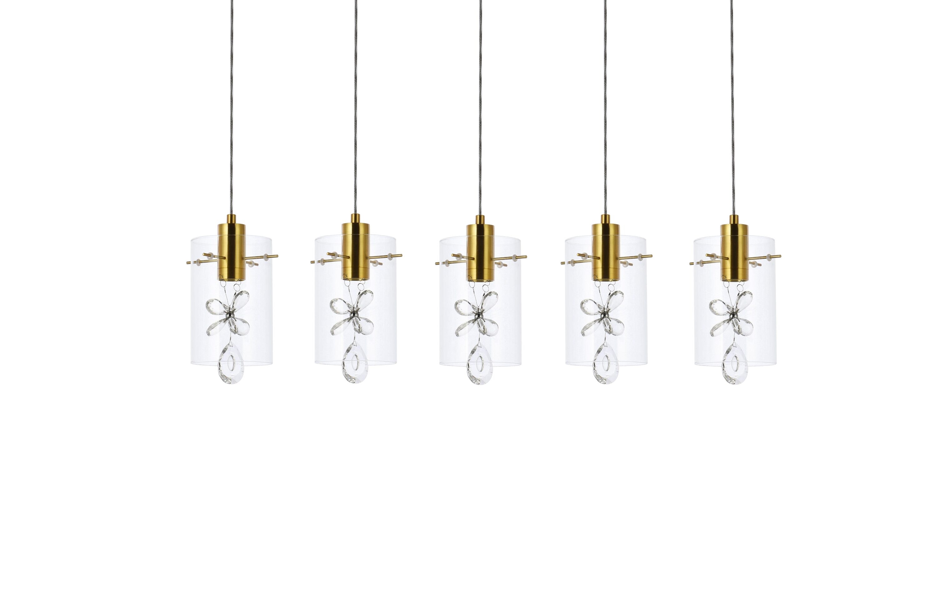 Elegant Decor HF15606D36G Pendant-Lights - View #3